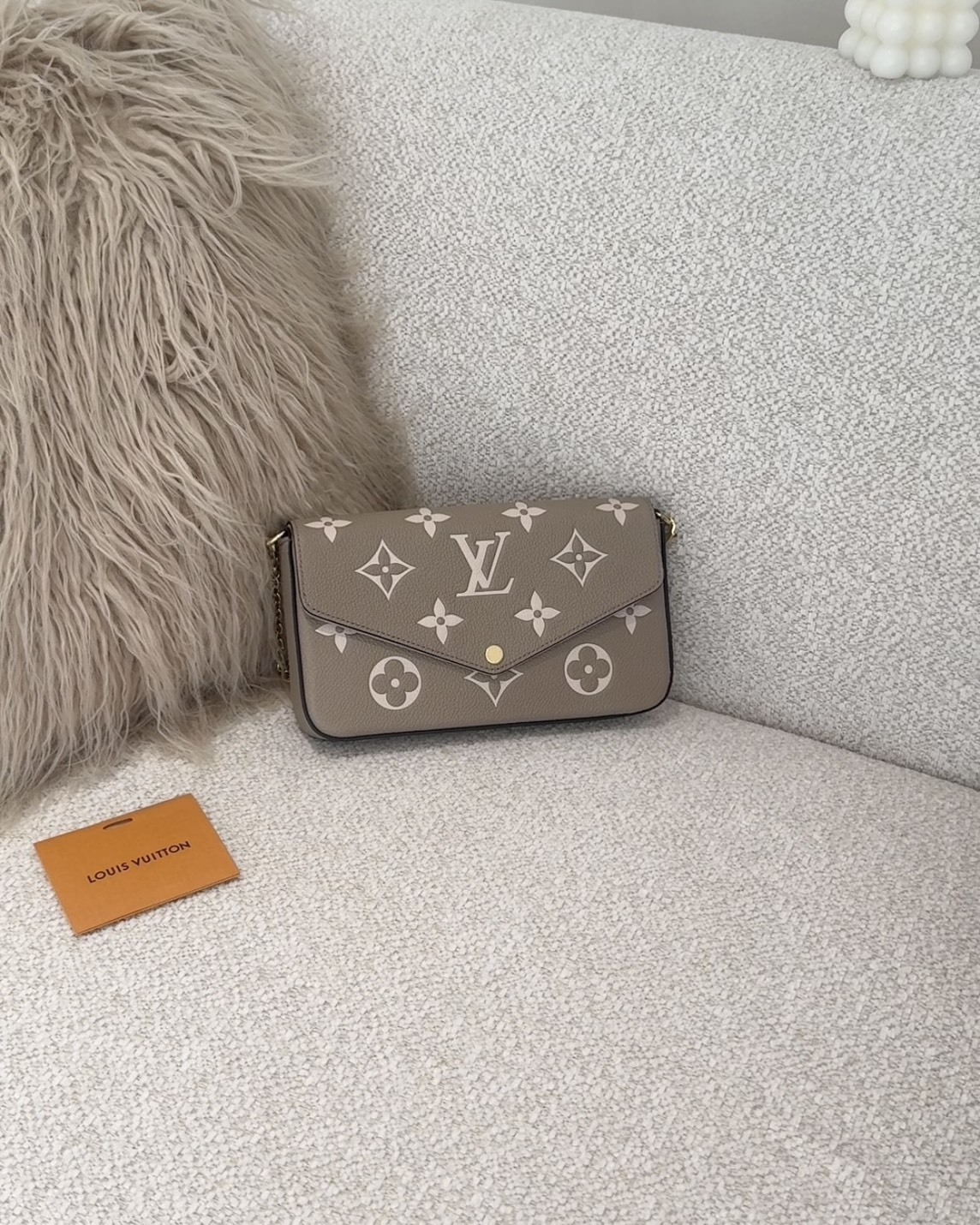LV｜ FÉLICIE POCHETTE 三合一麻將包 大象灰 M82610