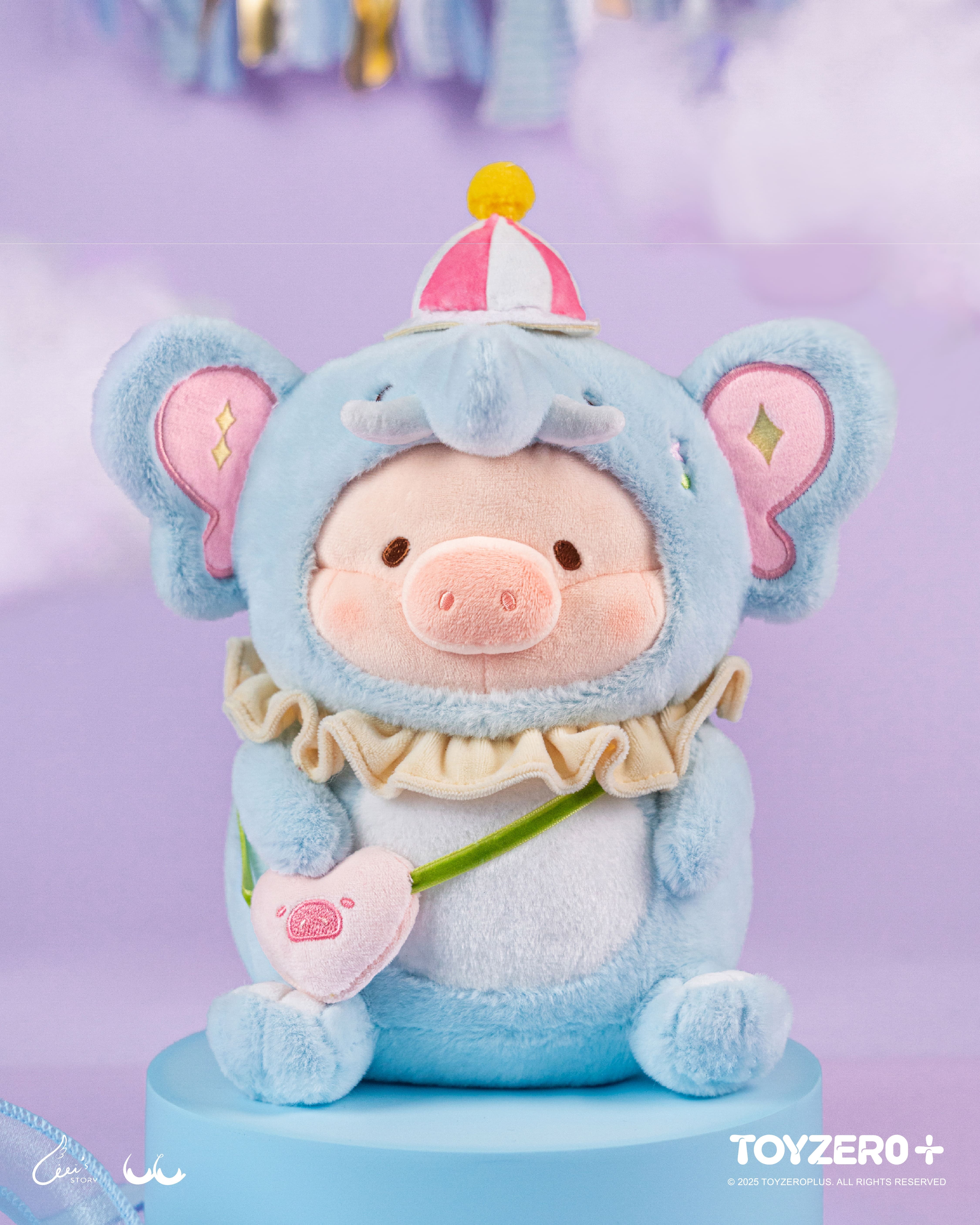 罐頭豬LuLu 繽紛樂園 - 溫柔大象Lu毛絨公仔