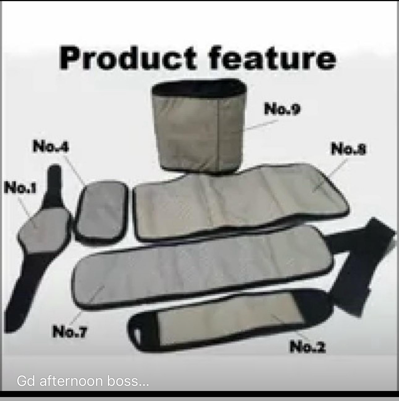 (1) HEAT PAD NO. 9