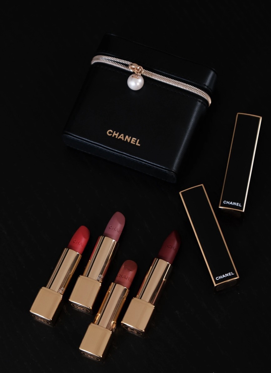 CHANEL 超限量 絲絨啞光唇膏 珍珠限定4入組