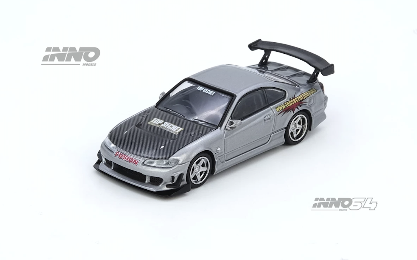 【預訂】INNO64 Die-cast Top Secret Silvia (S15) Silver