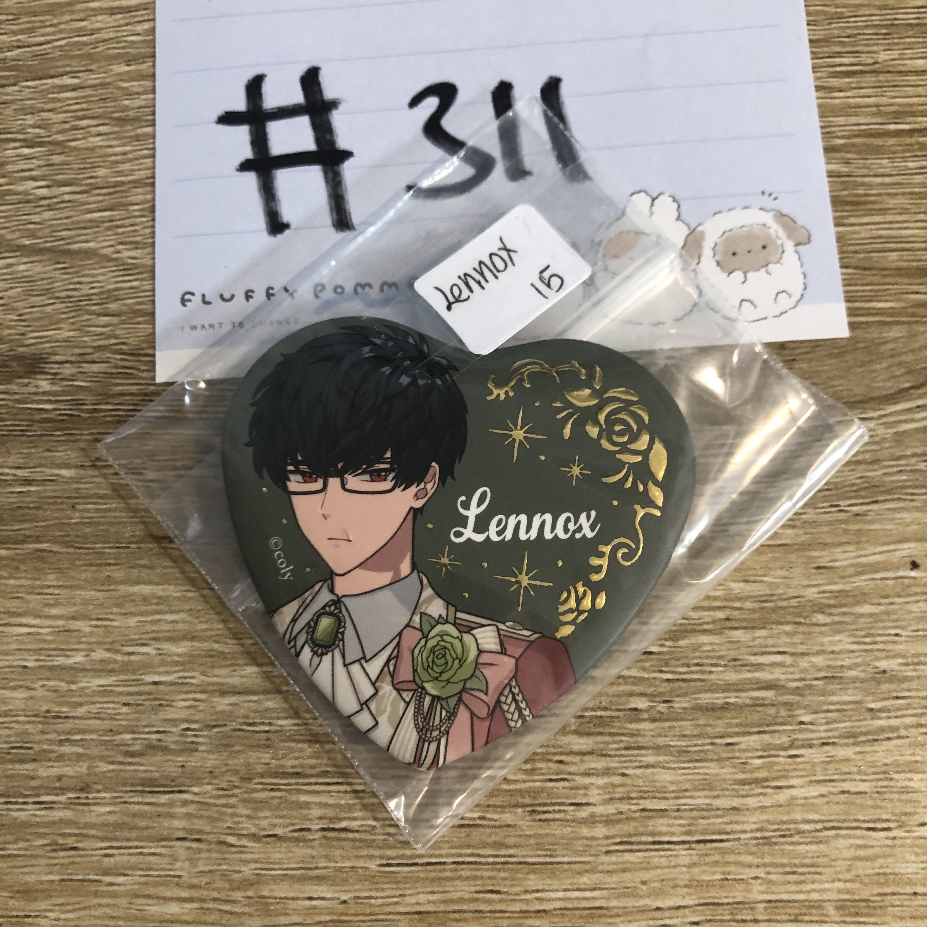 魔法使的約定  LENNOX 襟章 #311