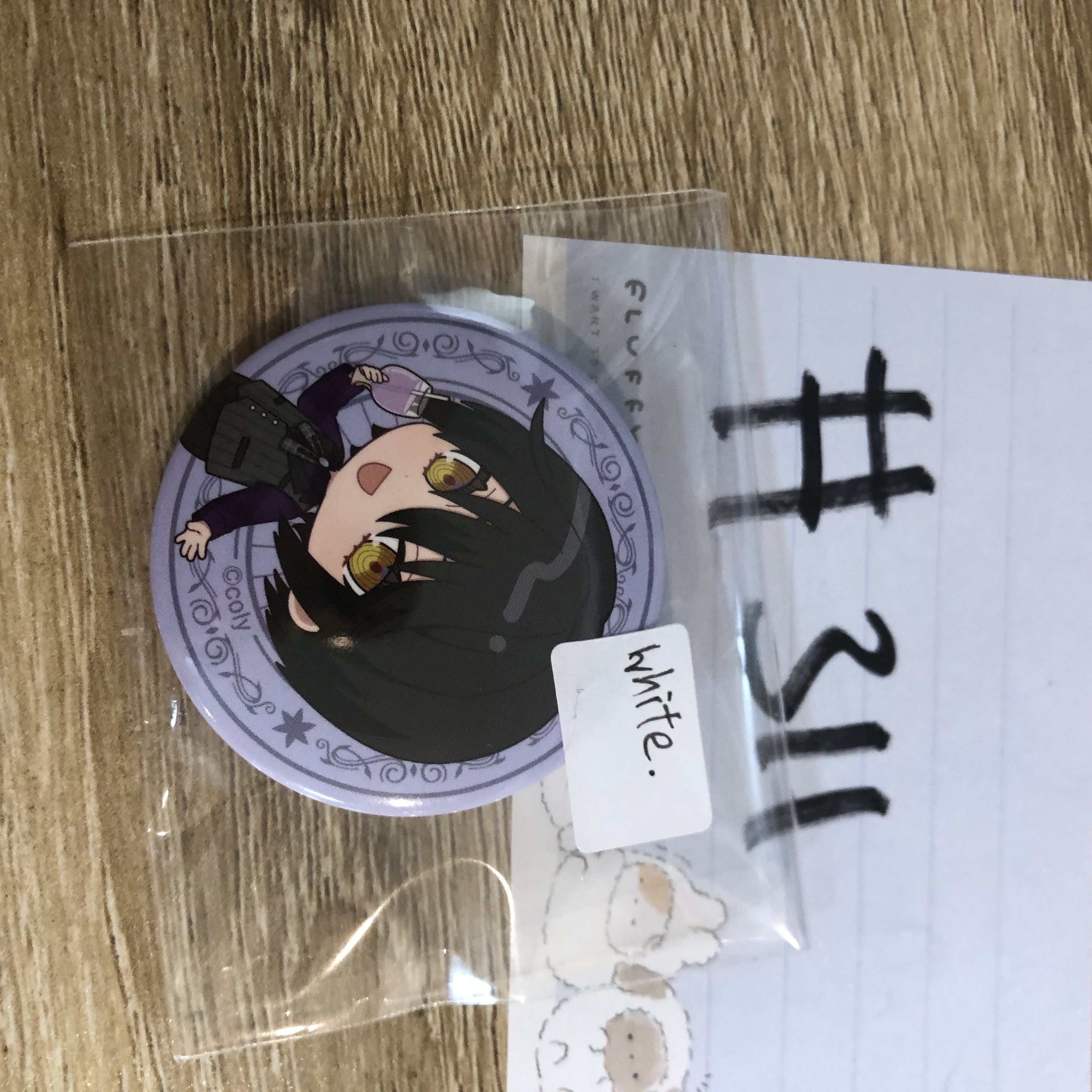 魔法使的約定  WHITE 襟章 #311