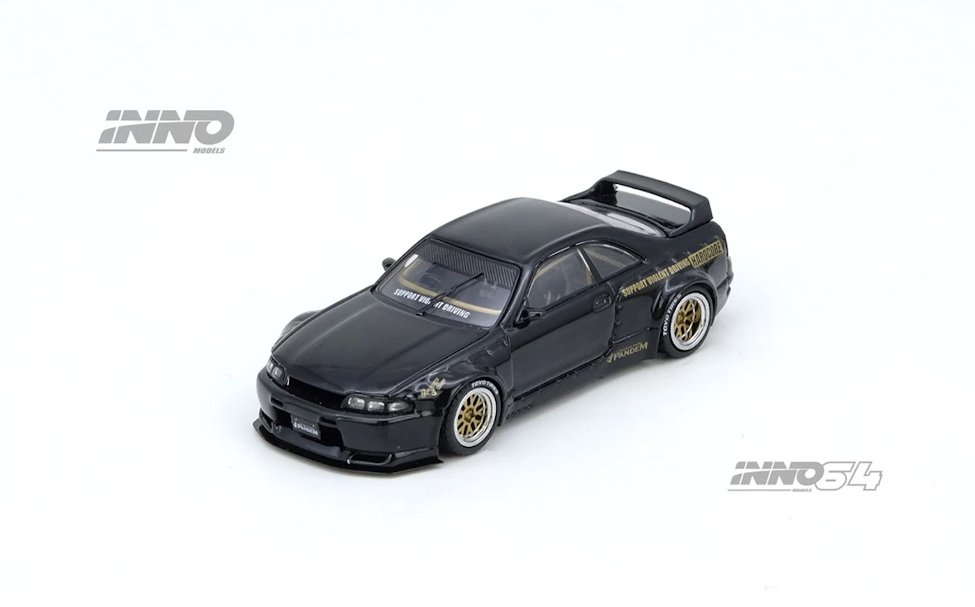 【預訂】INNO64 Die-cast Pandem GT-R (BCNR33) Black