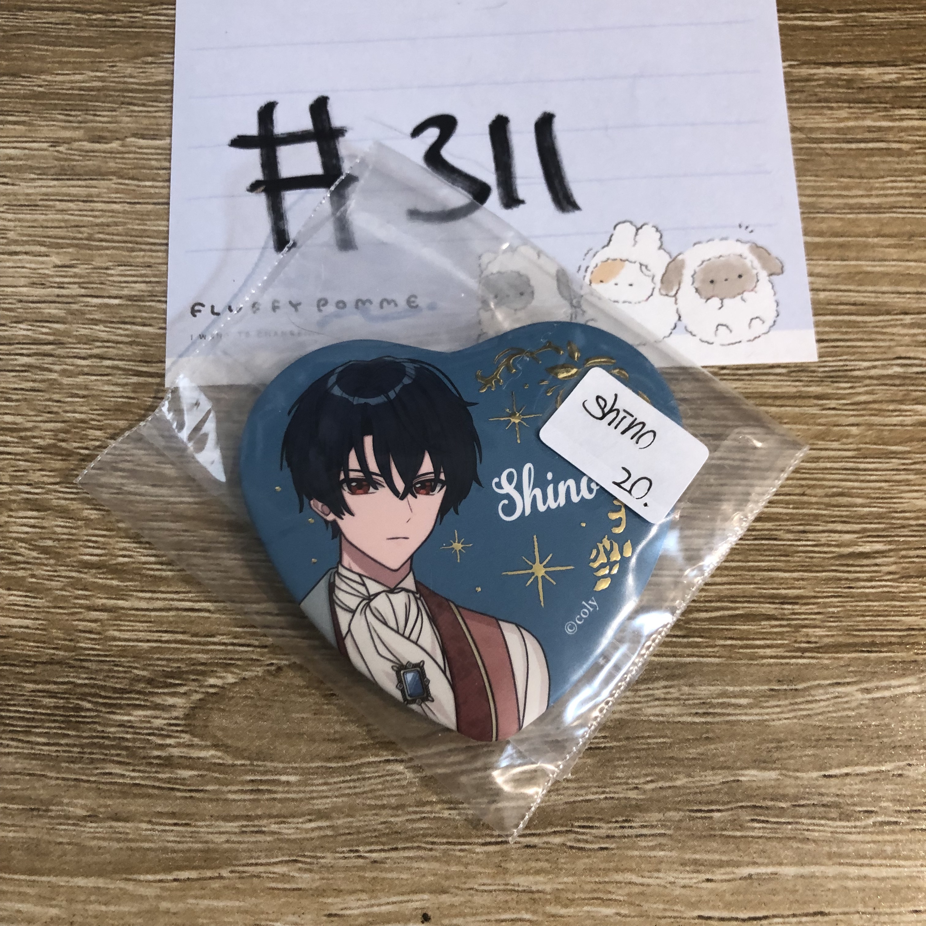 魔法使的約定  SHINO 襟章 #311