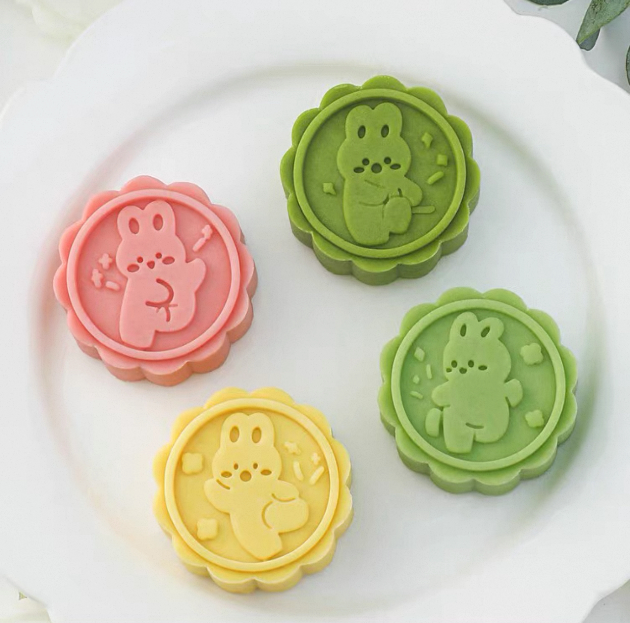 50g兔仔款-月餅模(連4模片)