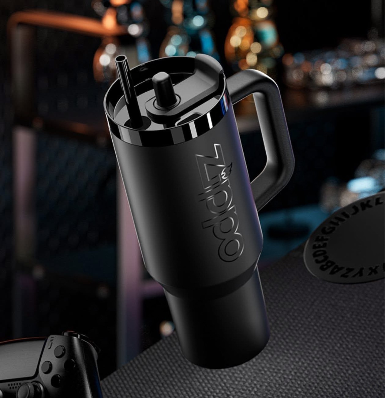 ZIPPO 1200ML 黑武士 消光黑/白 保溫杯 冰壩杯