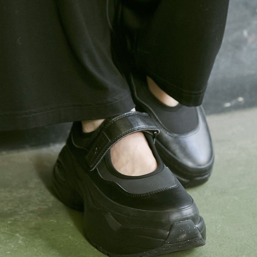 CONVERSE ALL STAR 全黑 瑪莉珍鞋 魔鬼氈 SURGETRAINER MJ OX 厚底 31313931