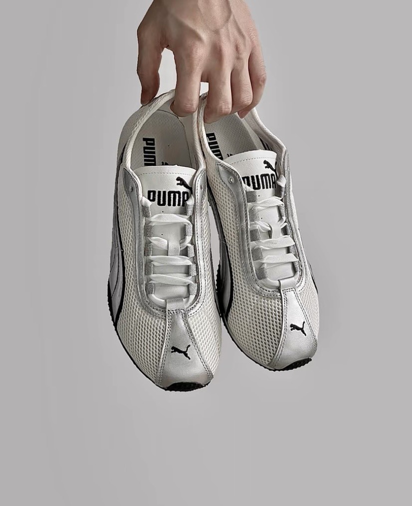 Puma H-Street White 白銀 奶油白 Rose 同款 薄底鞋 403692-05