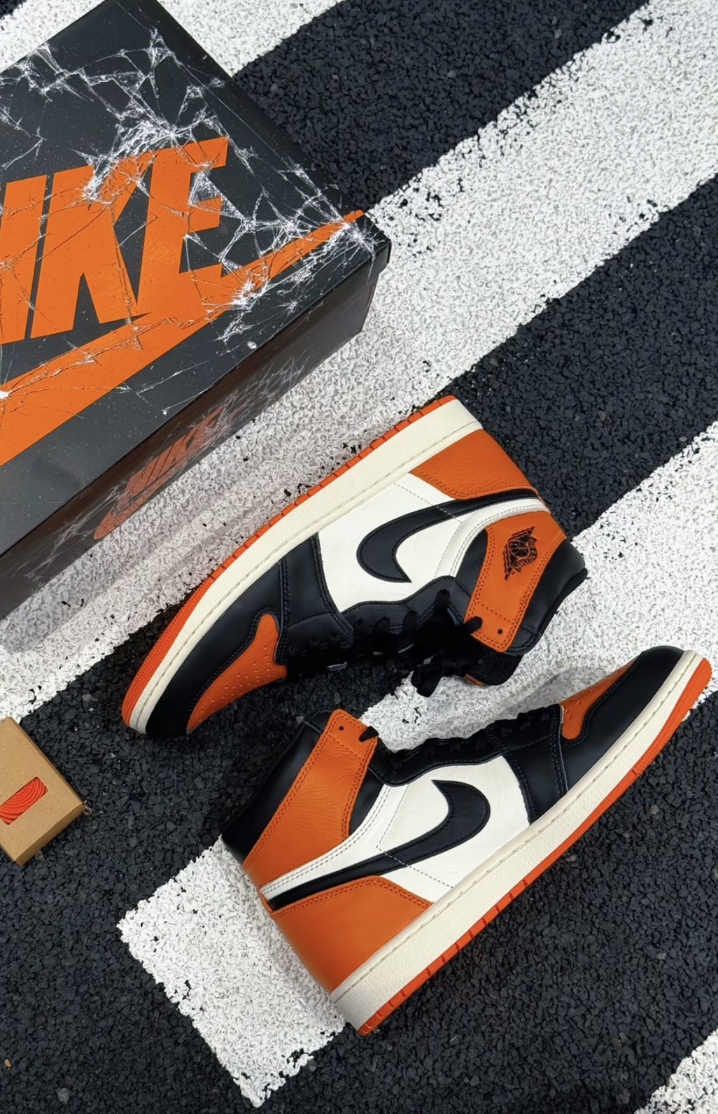 Jordan Air Jordan 1 "Shattered Backboard"復古籃球鞋 橙色 DZ5485008