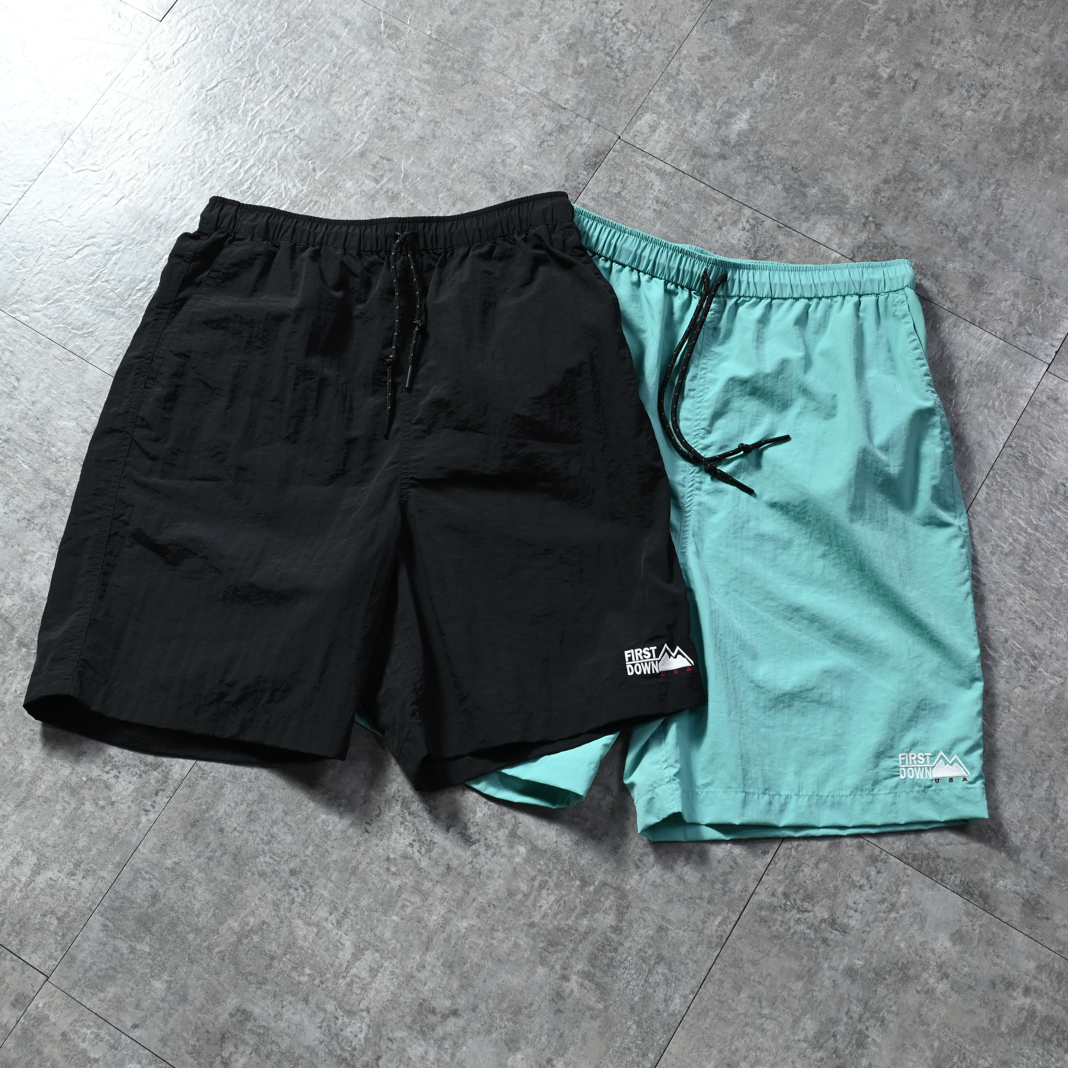 First Down USA Cozy Nylon Shorts