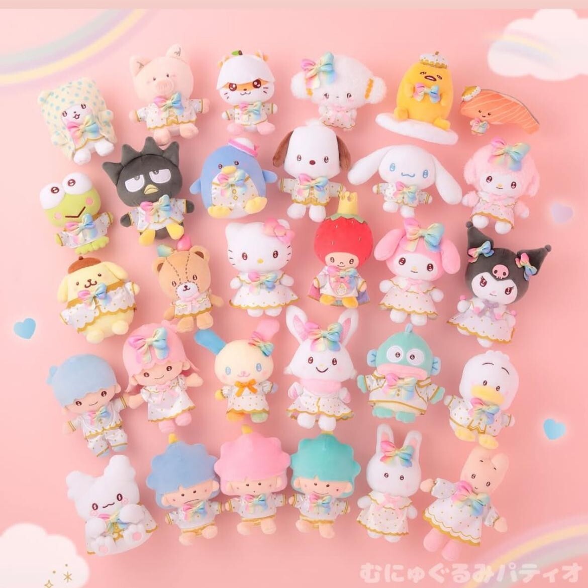 日本 Sanrio 草莓雜誌50周年系列 - 公仔匙扣