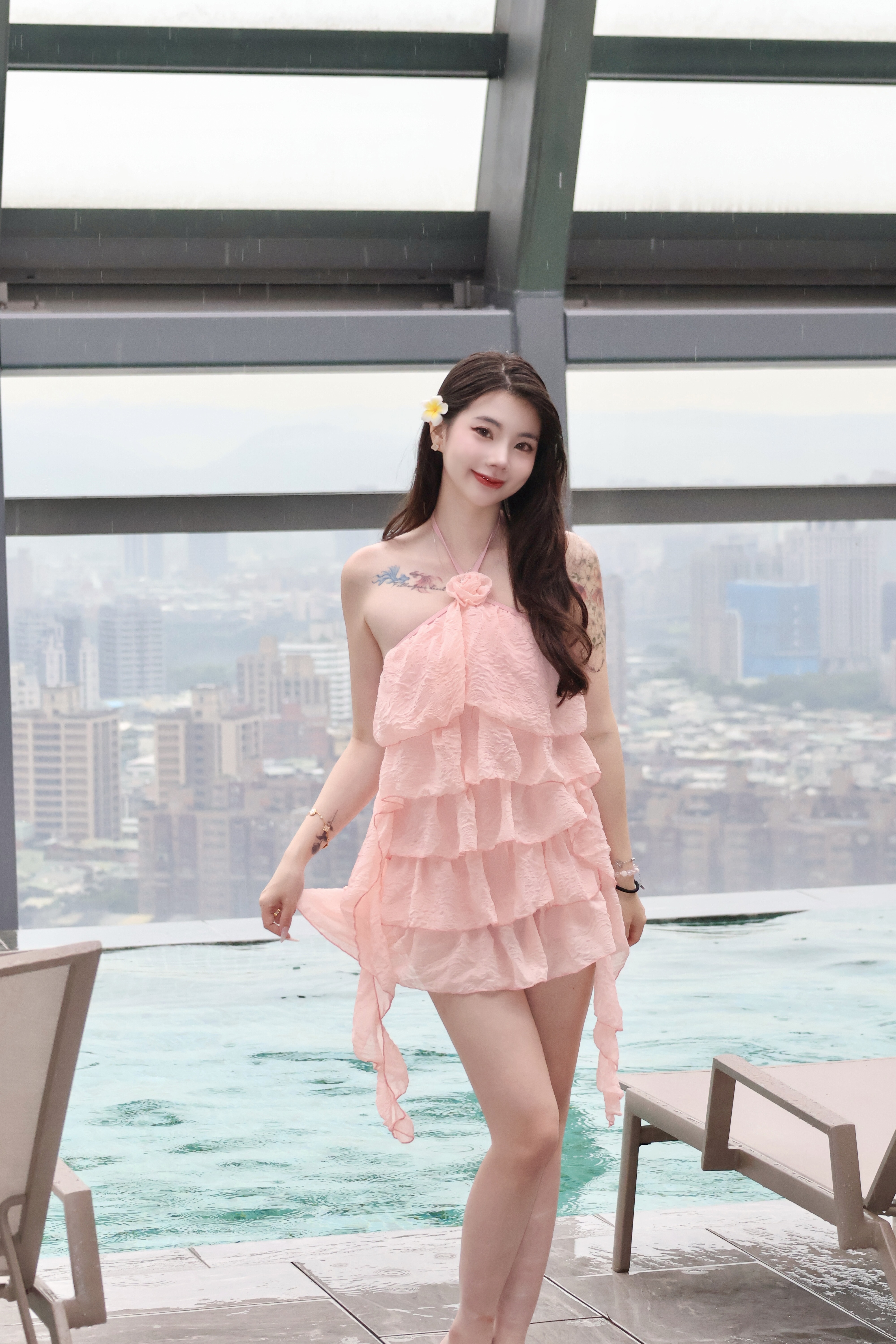 韓系度假🍰蛋糕裙泳衣