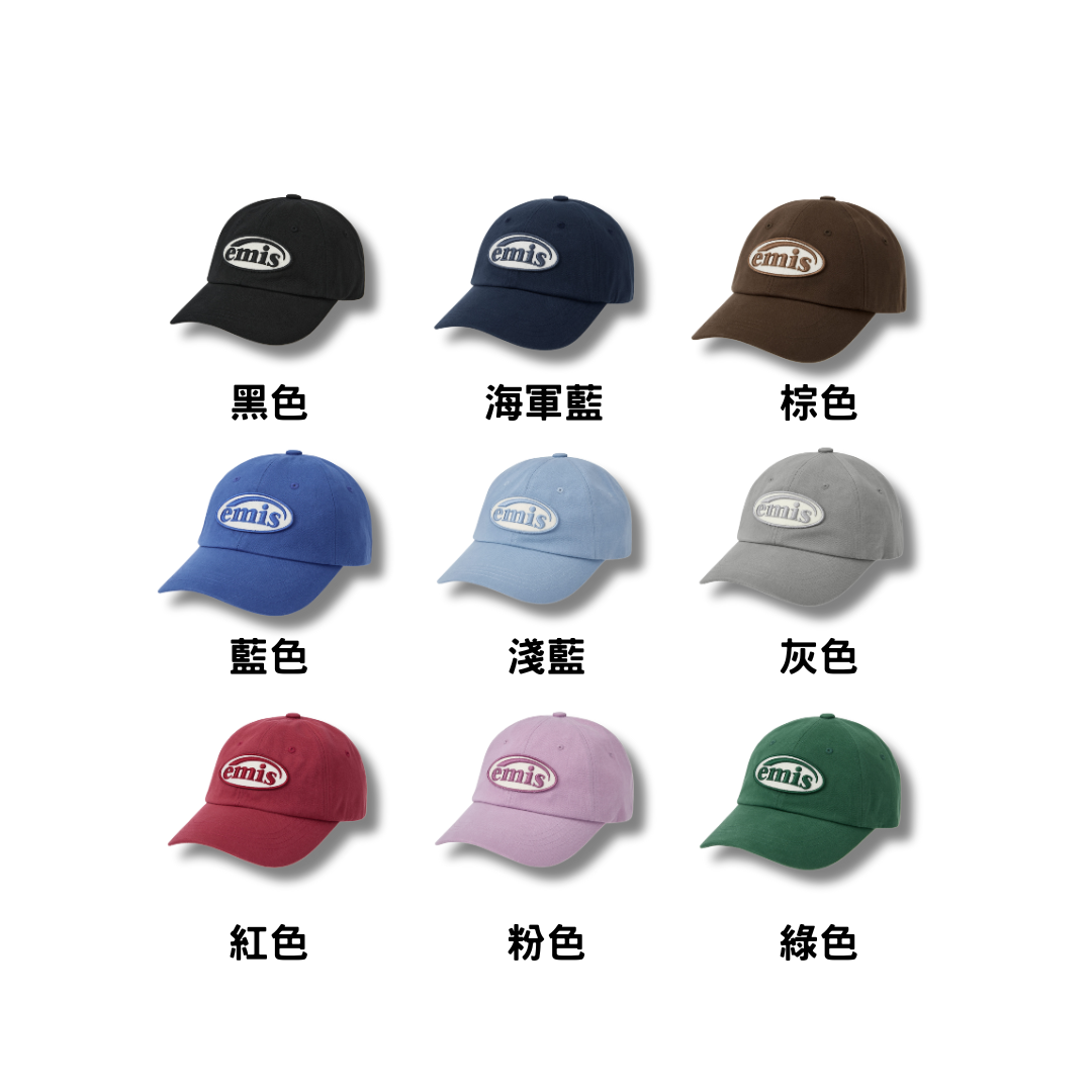 "代購" emis 韓國限定 新款 徽章棒球帽 TONE ON TONE WAPPEN BALL CAP