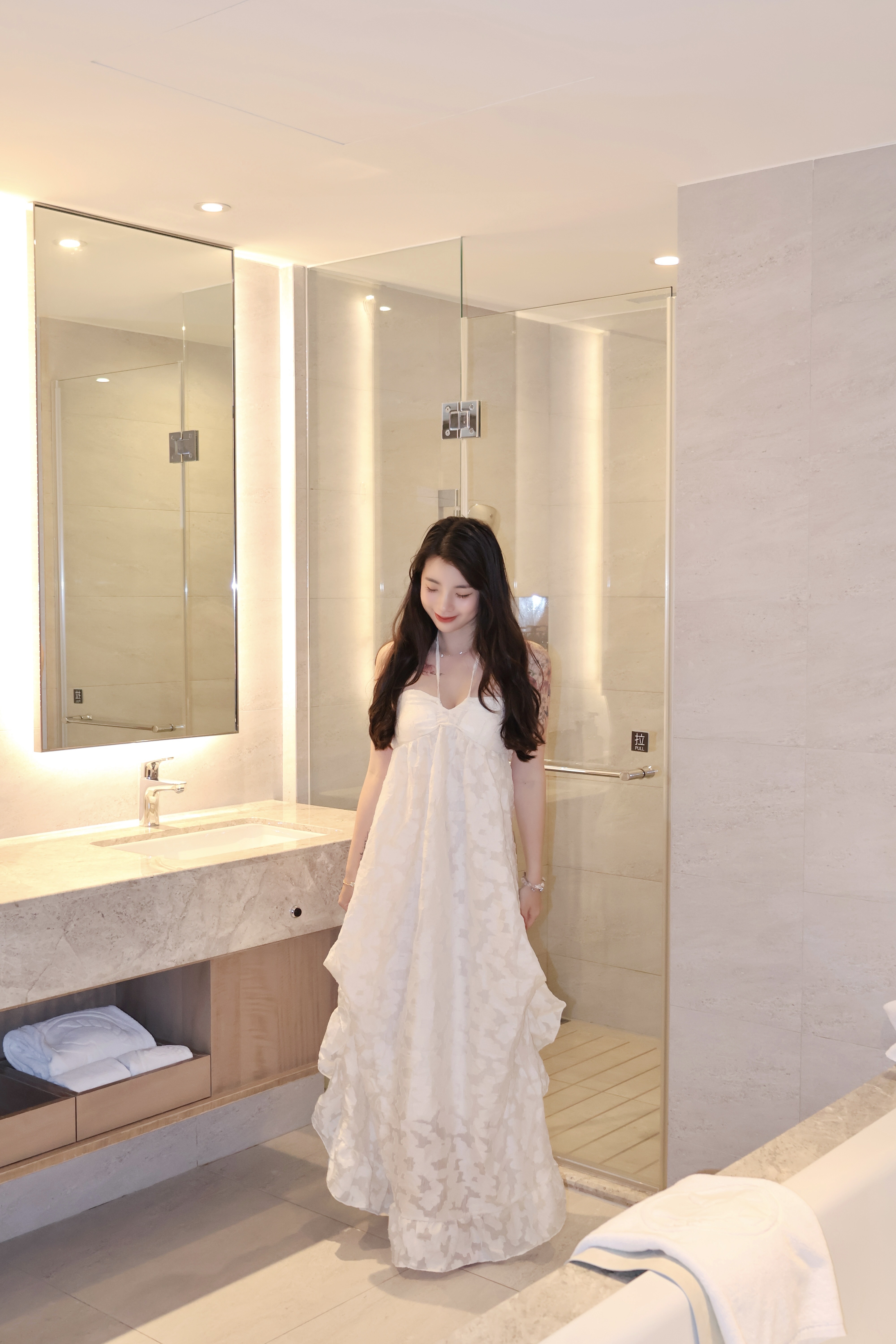 度假風🏖️溫柔掛脖長洋