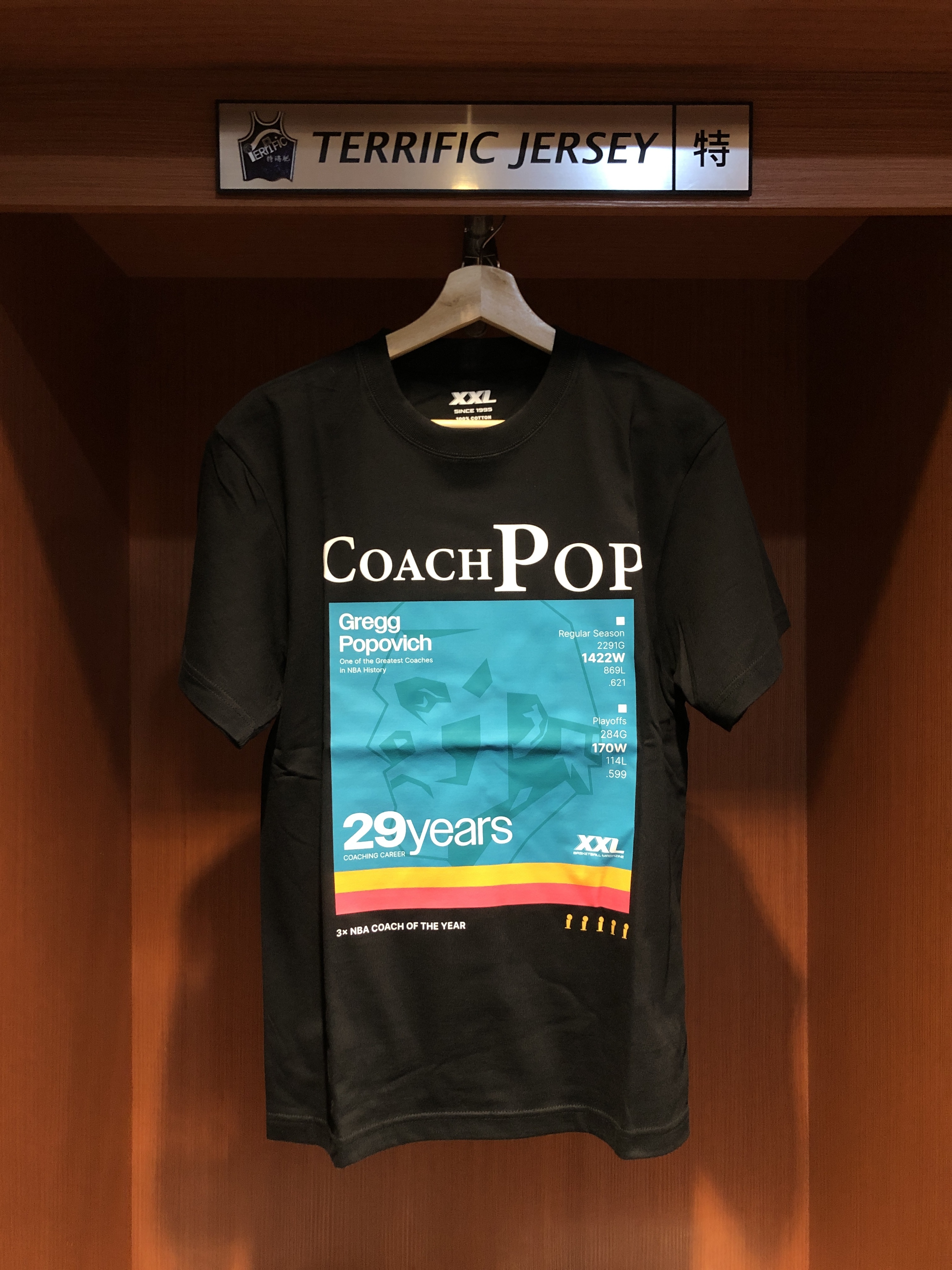 NBA服飾 Gregg Popovich 聖安東尼奧馬刺 退休紀念 封面大圖 XXL限定 獨家商品