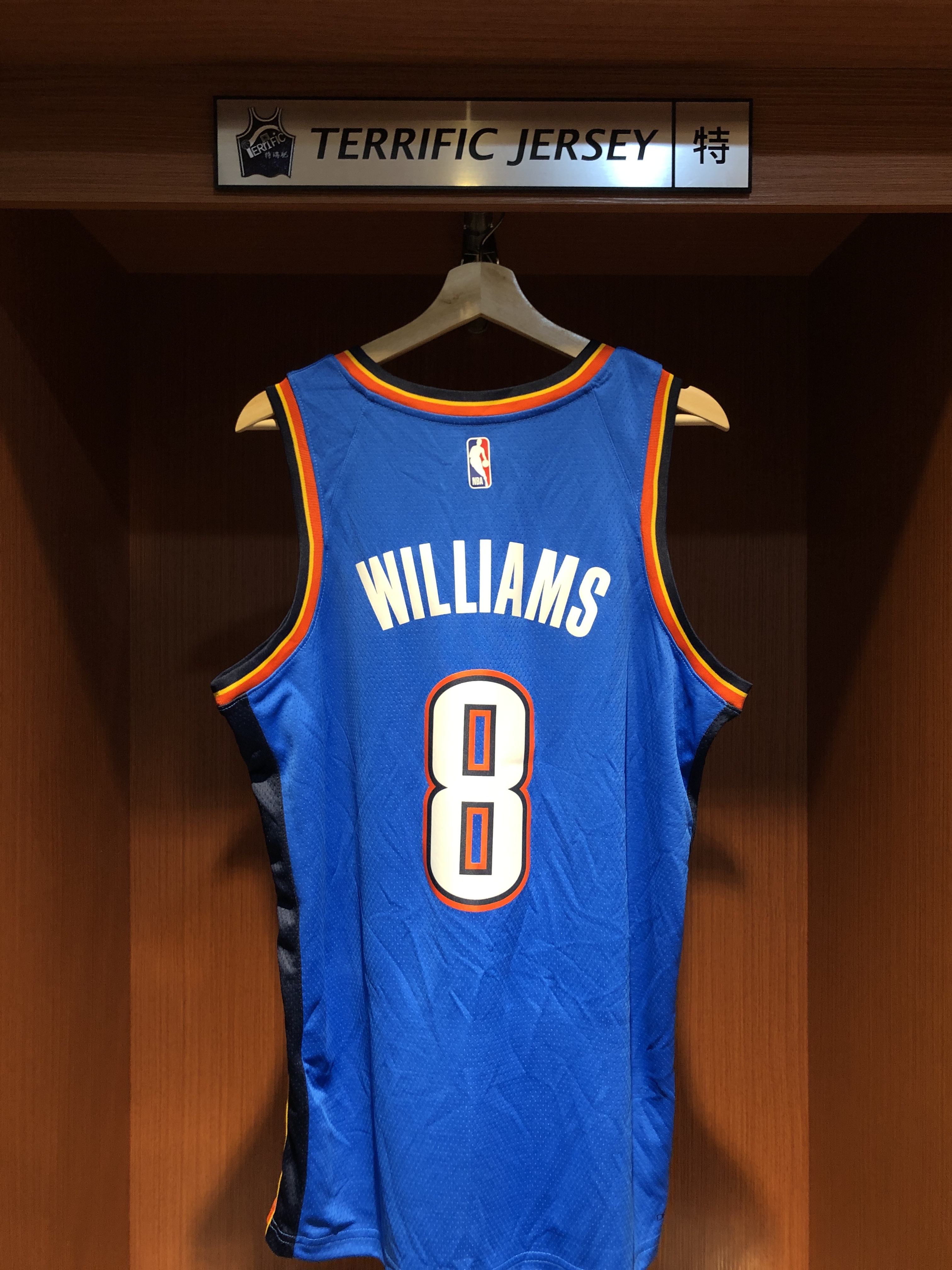 NBA球衣 Jalen Williams 奧克拉荷馬雷霆藍 Icon Nike Swingman 球迷版 熱轉印 全新