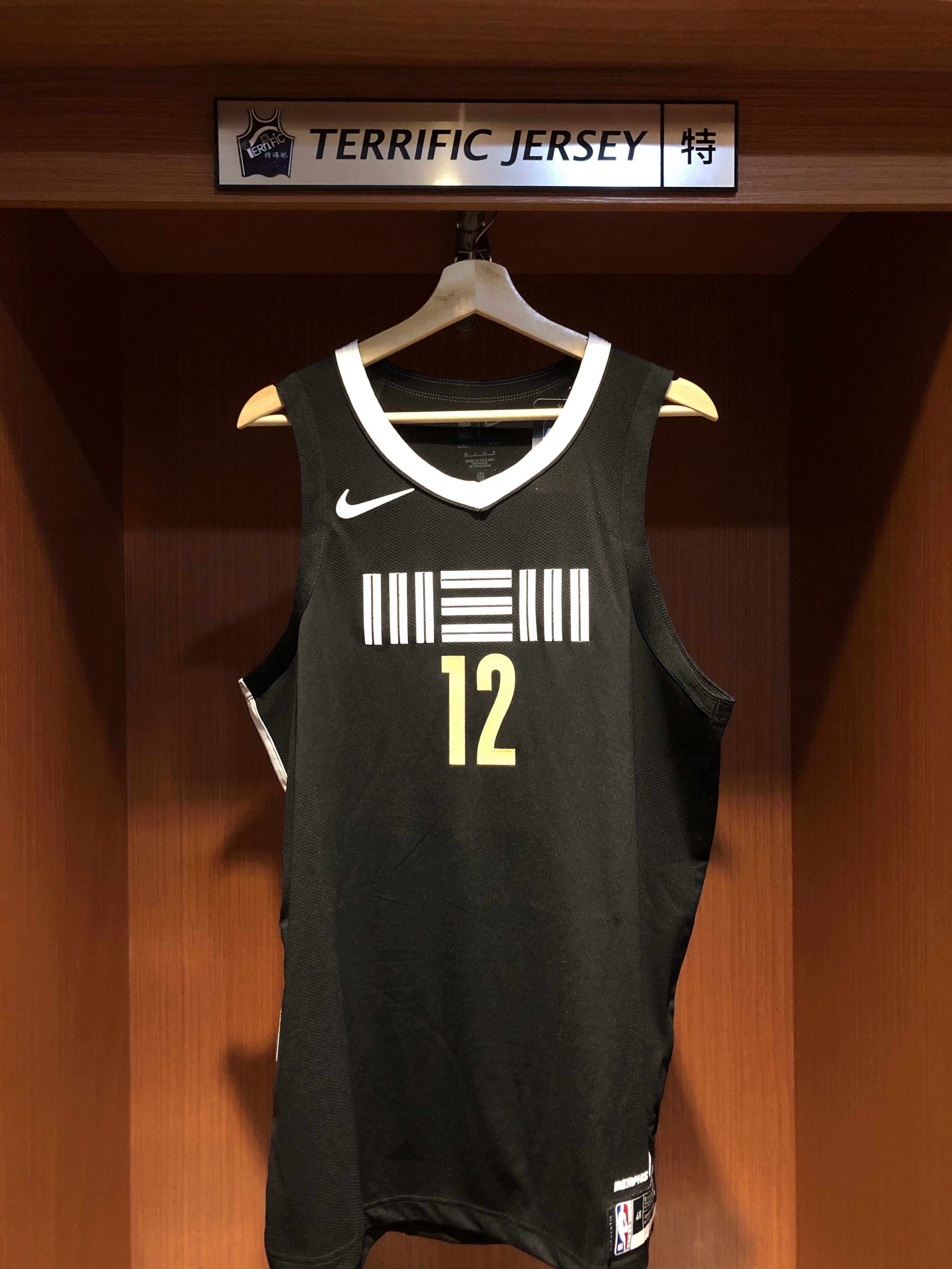 NBA球衣 Ja Morant 曼菲斯灰熊城市 City Nike Authentic 球員版 電繡 全新