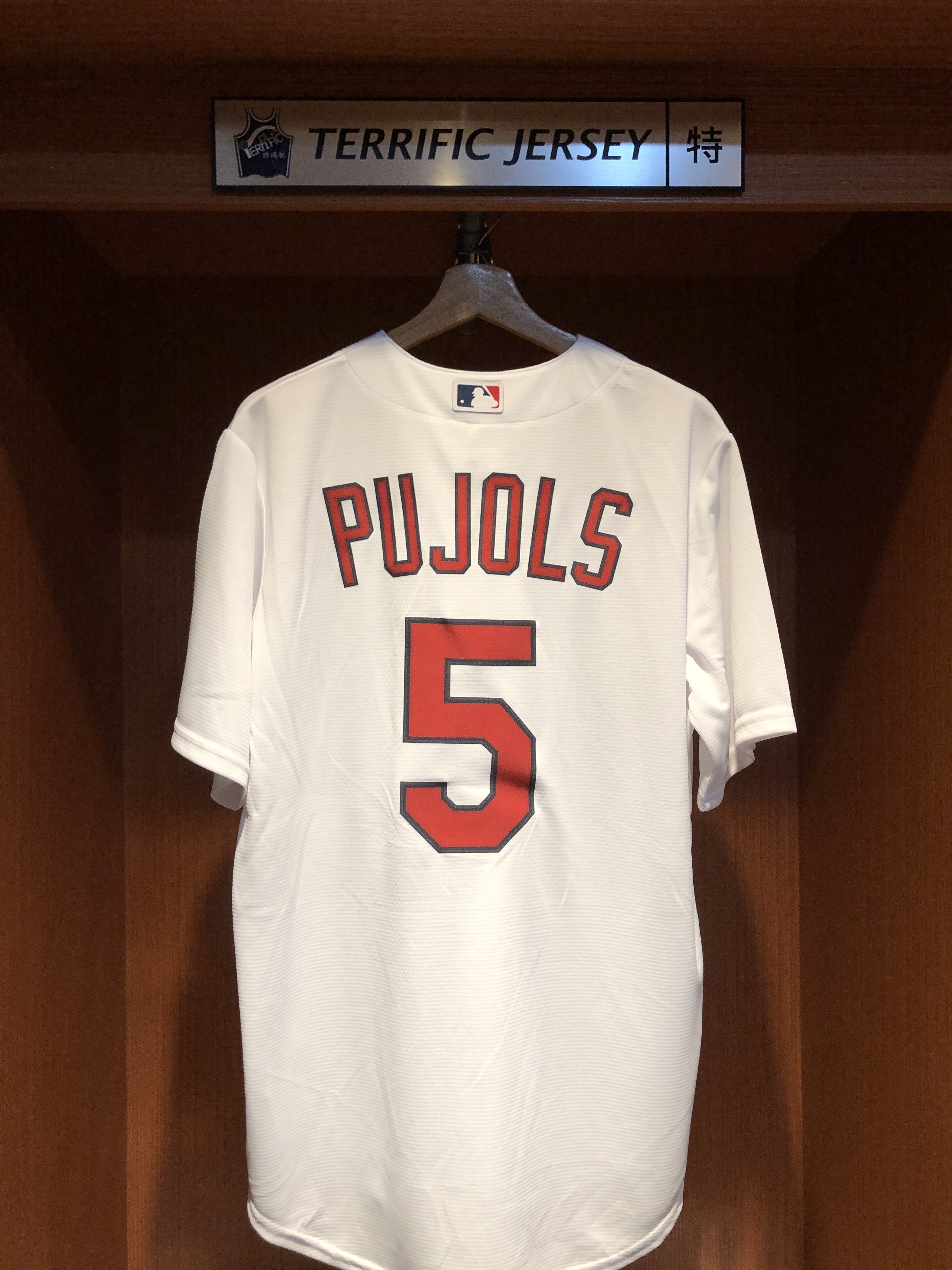 MLB球衣 Albert Pujols 聖路易紅雀白 Nike Replica Player Name Jersey 球迷版 熱轉印 全新
