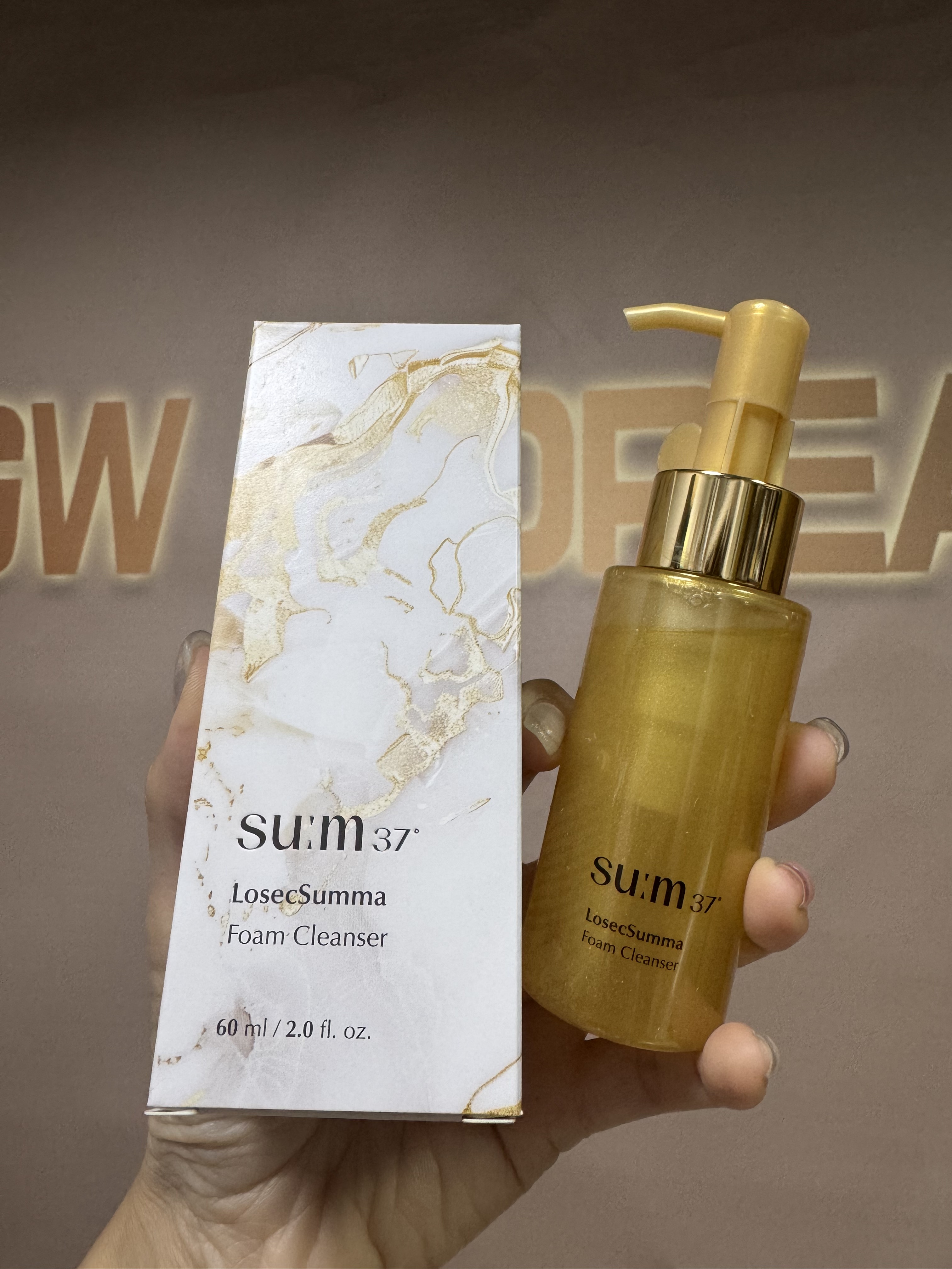 Su:m37 24K皇室洗面60ml**2支起$45/支