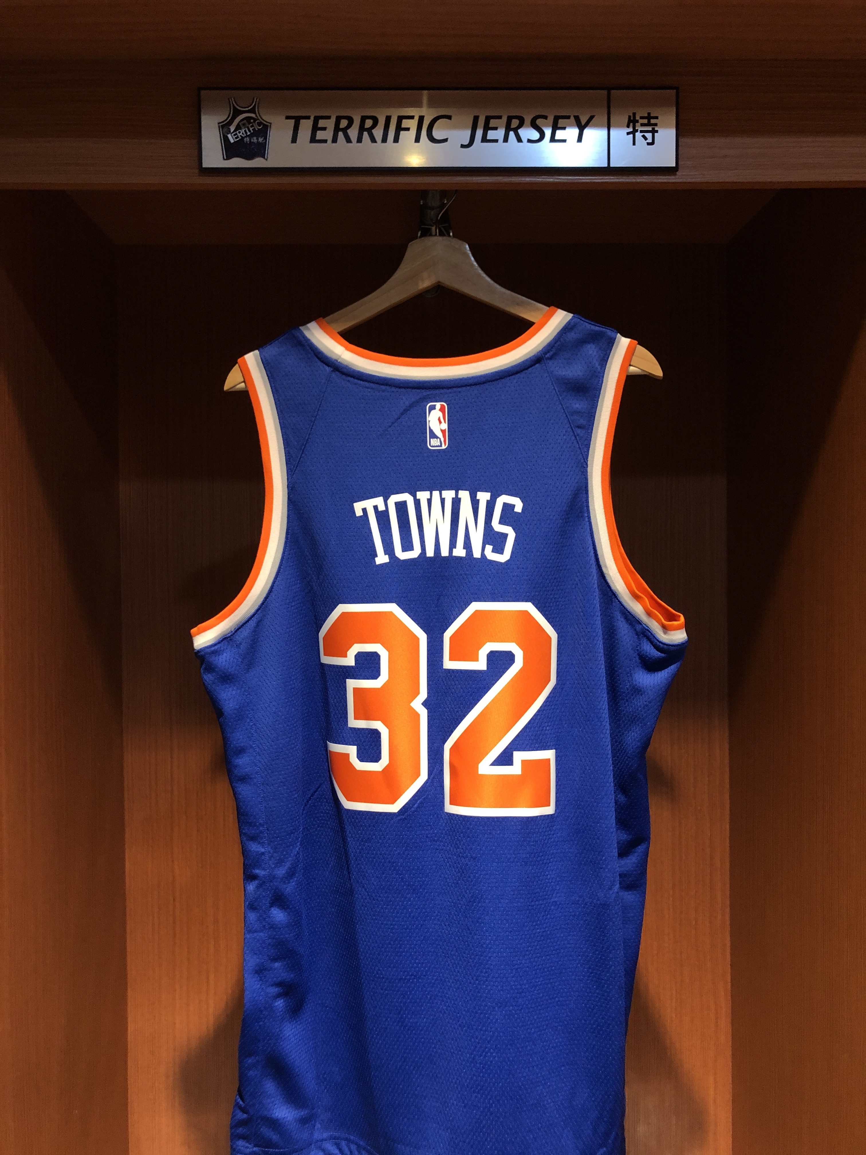 NBA球衣 Karl-Anthony Towns 紐約尼克藍 Icon Nike Swingman 球迷版 熱轉印 全新