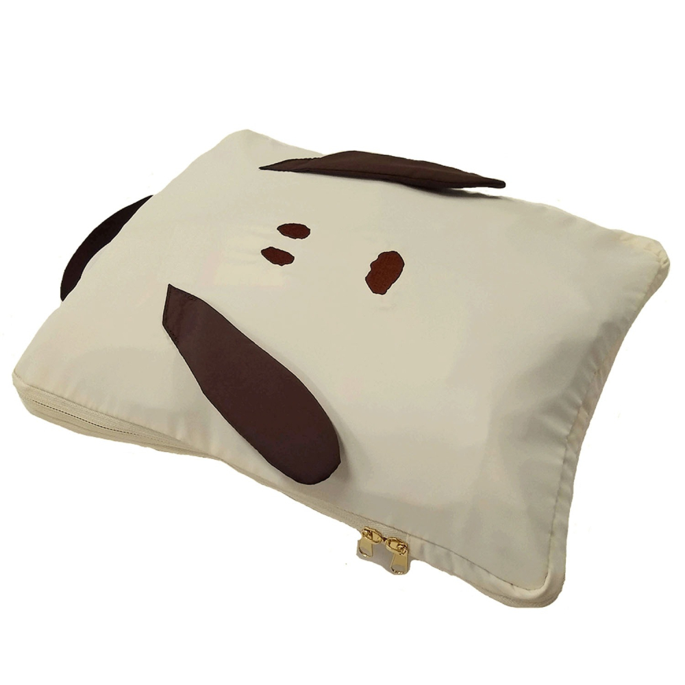 JP Snoopy 刺繡衣物壓縮袋 米啡色 0545 TK250724