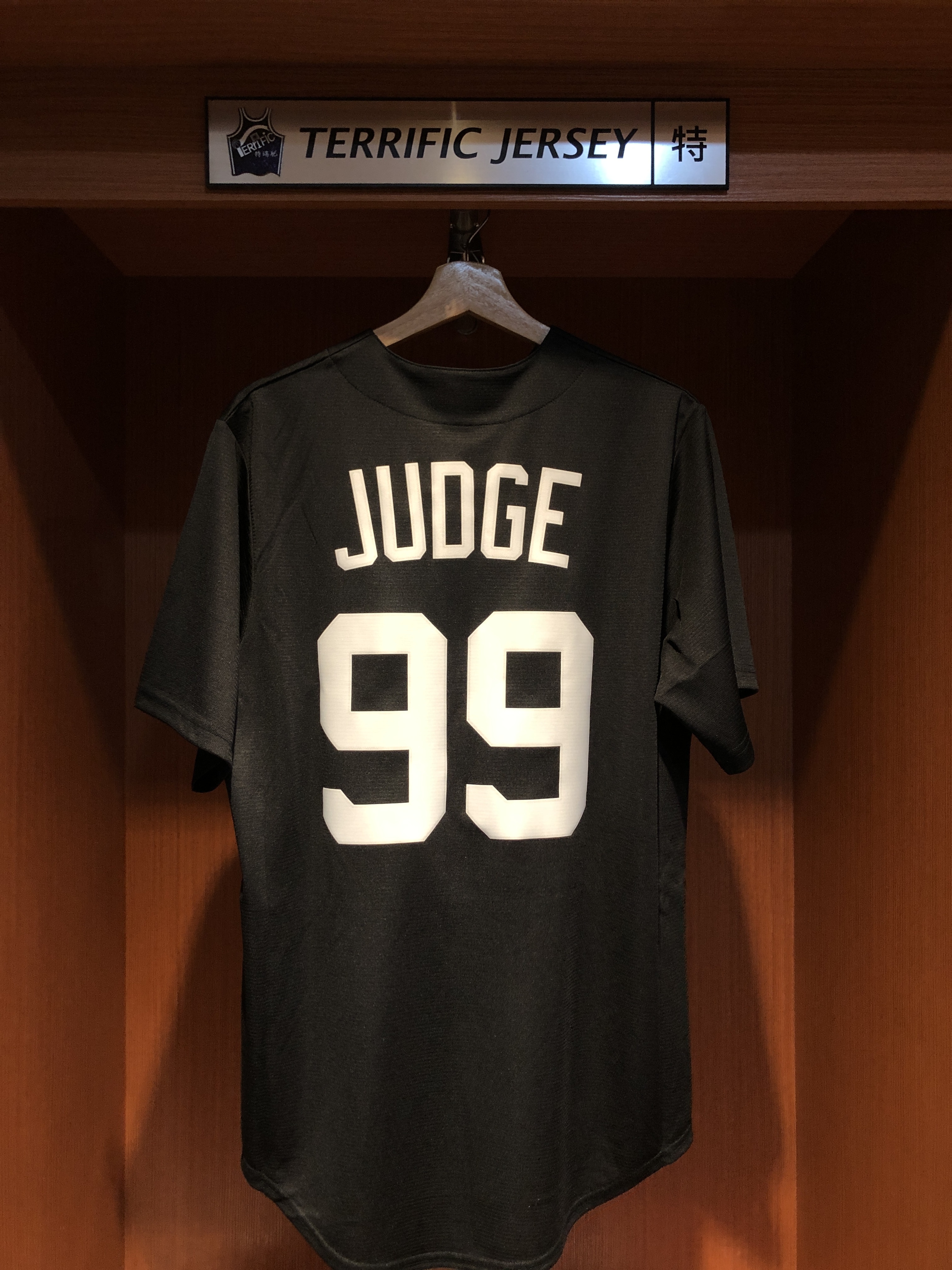 MLB球衣 Aaron Judge 紐約洋基黑 異色 法官 Lights Out Nike Replica Player Name Jersey 球迷版 熱轉印 全新