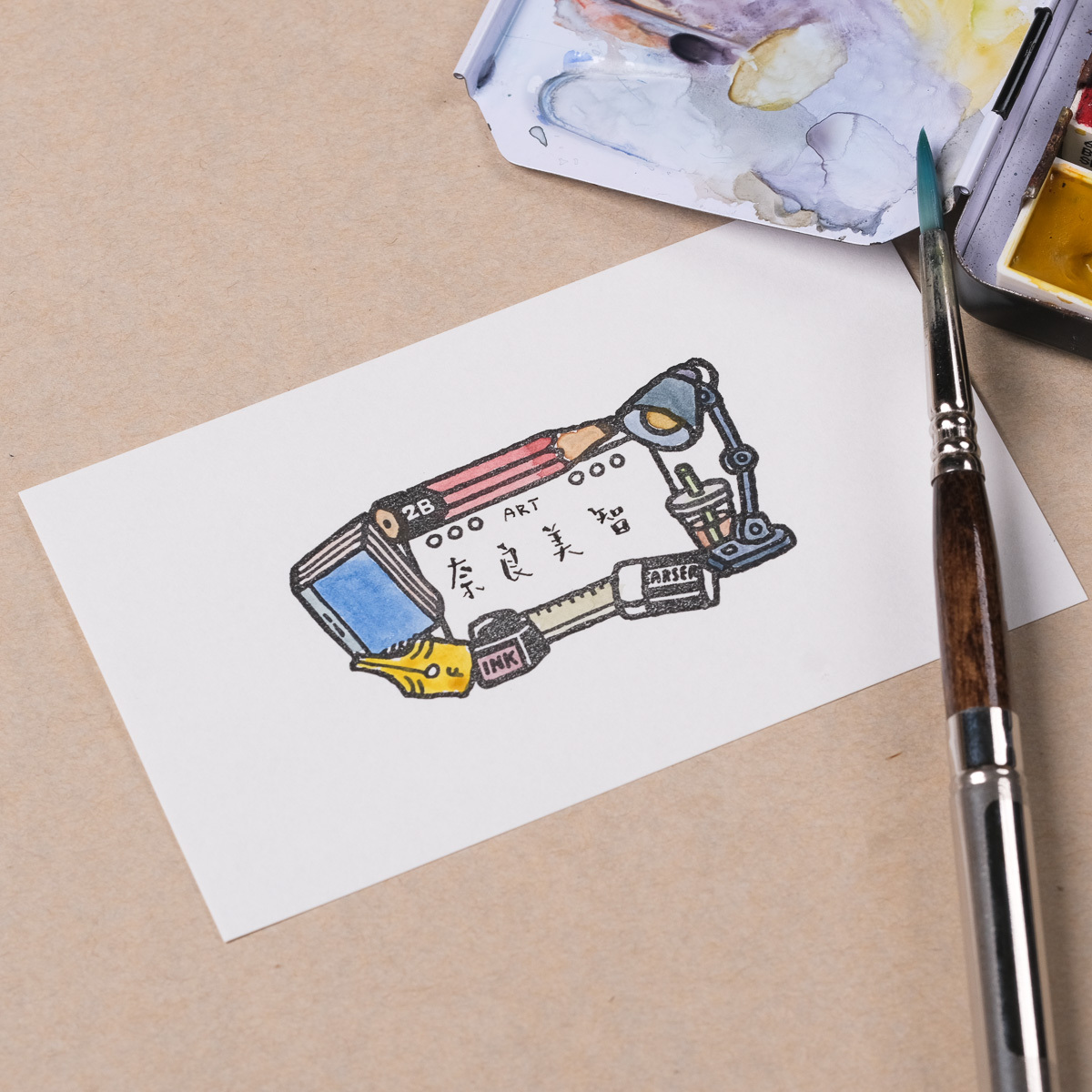 文具的框框 膠版印章/一分之一工作室/臺灣