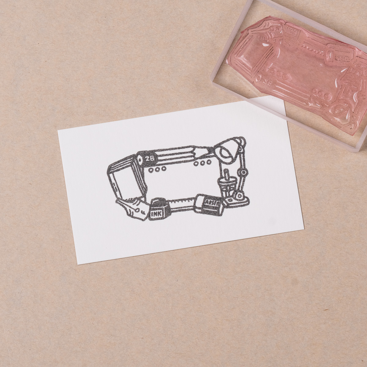 文具的框框 膠版印章/一分之一工作室/臺灣