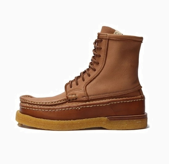 LAST PCS: VISVIM CHEEKAG-FOLK - LT.BROWN SIZE 9 PRE ORDER ITEM (預訂中)
