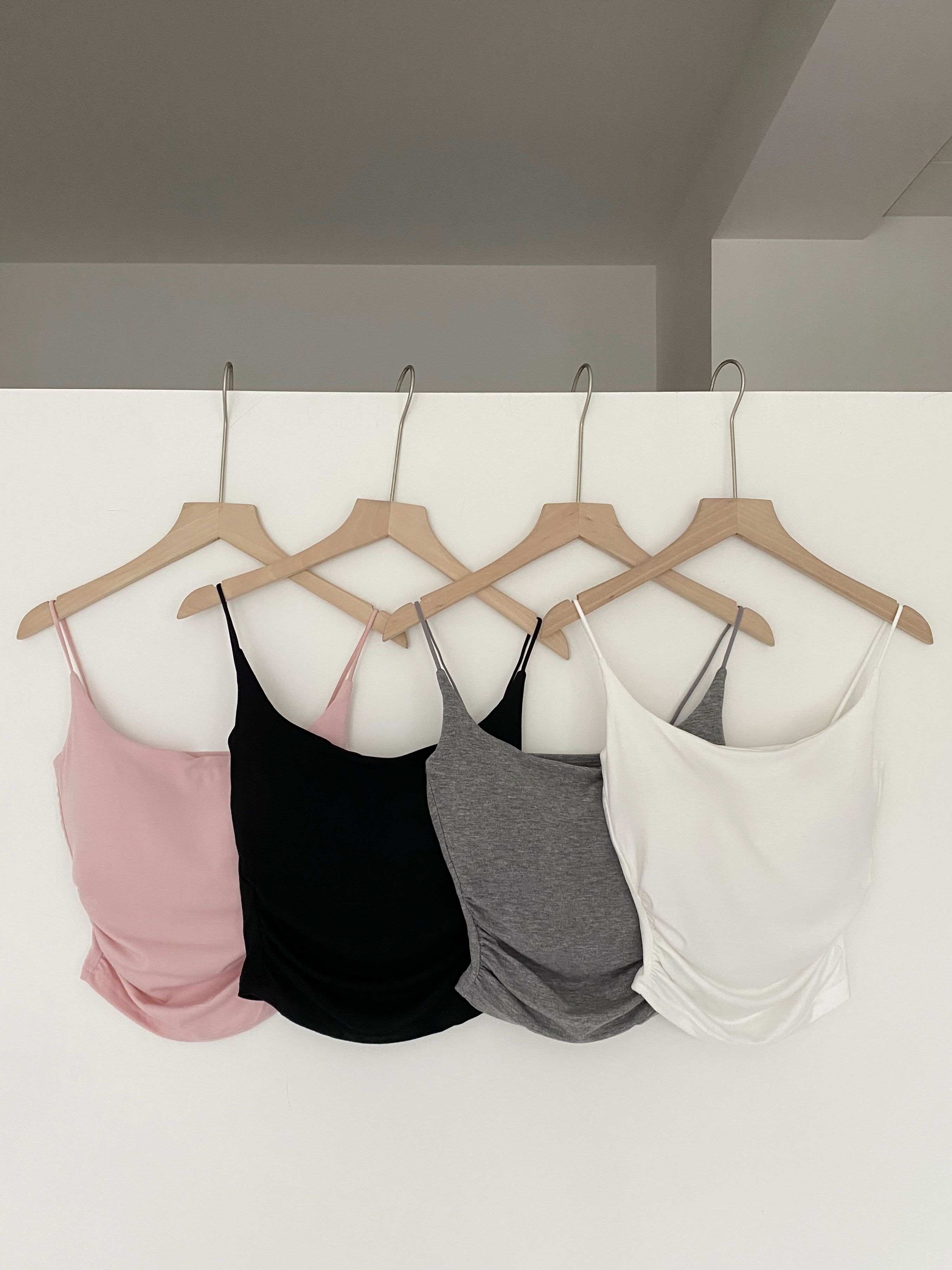 美胸莫代爾抓皺BraTop