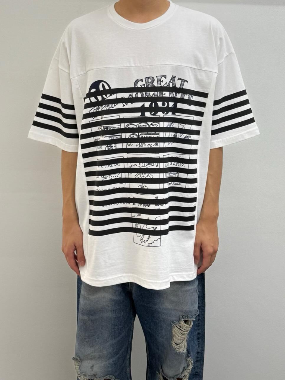 英文字圖案短袖Tee WELL DONE-140T