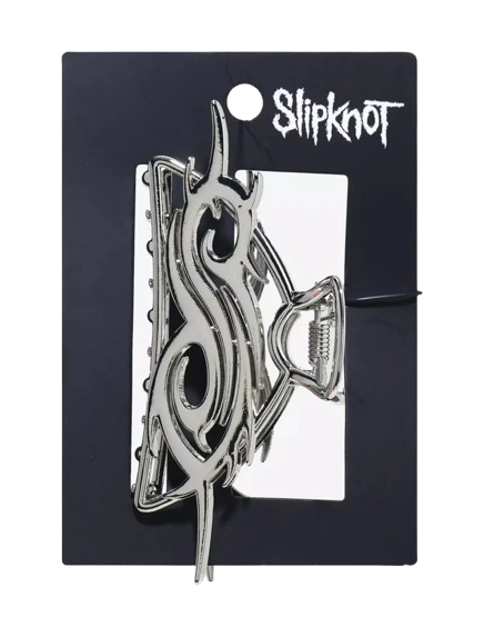 Slipknot 滑結 - Hot Topic 金屬標誌髮夾