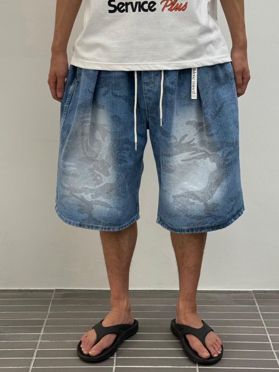 洗水牛仔短褲 WELL DONE-147P