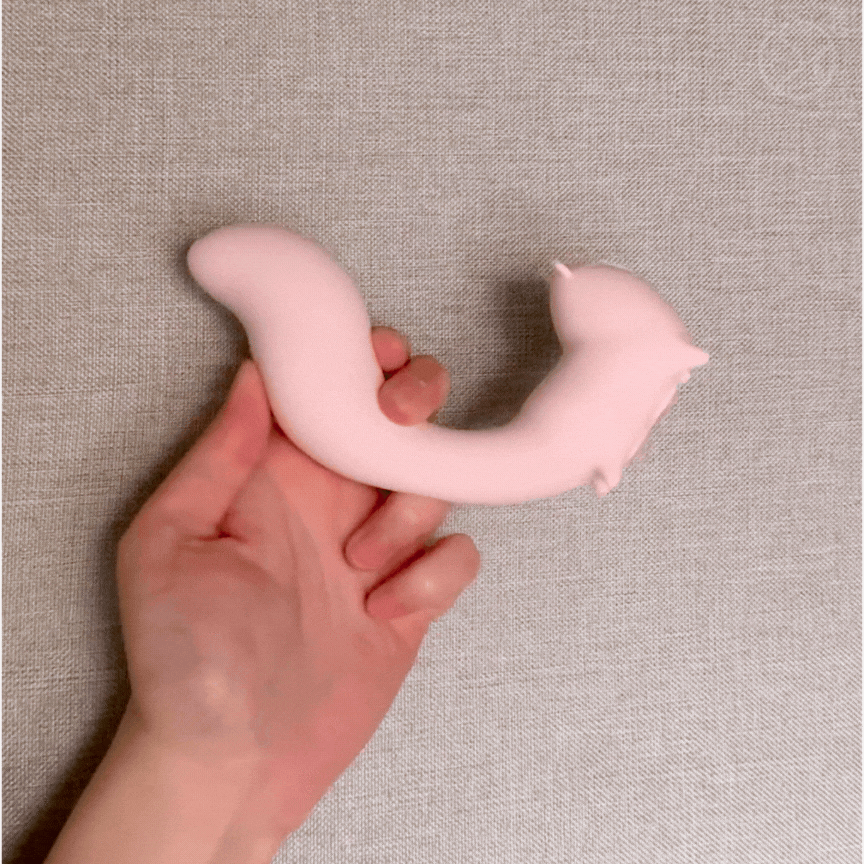 【香港品牌】Little Thing - Mousey Time 超柔軟可愛絨球雙點共震器