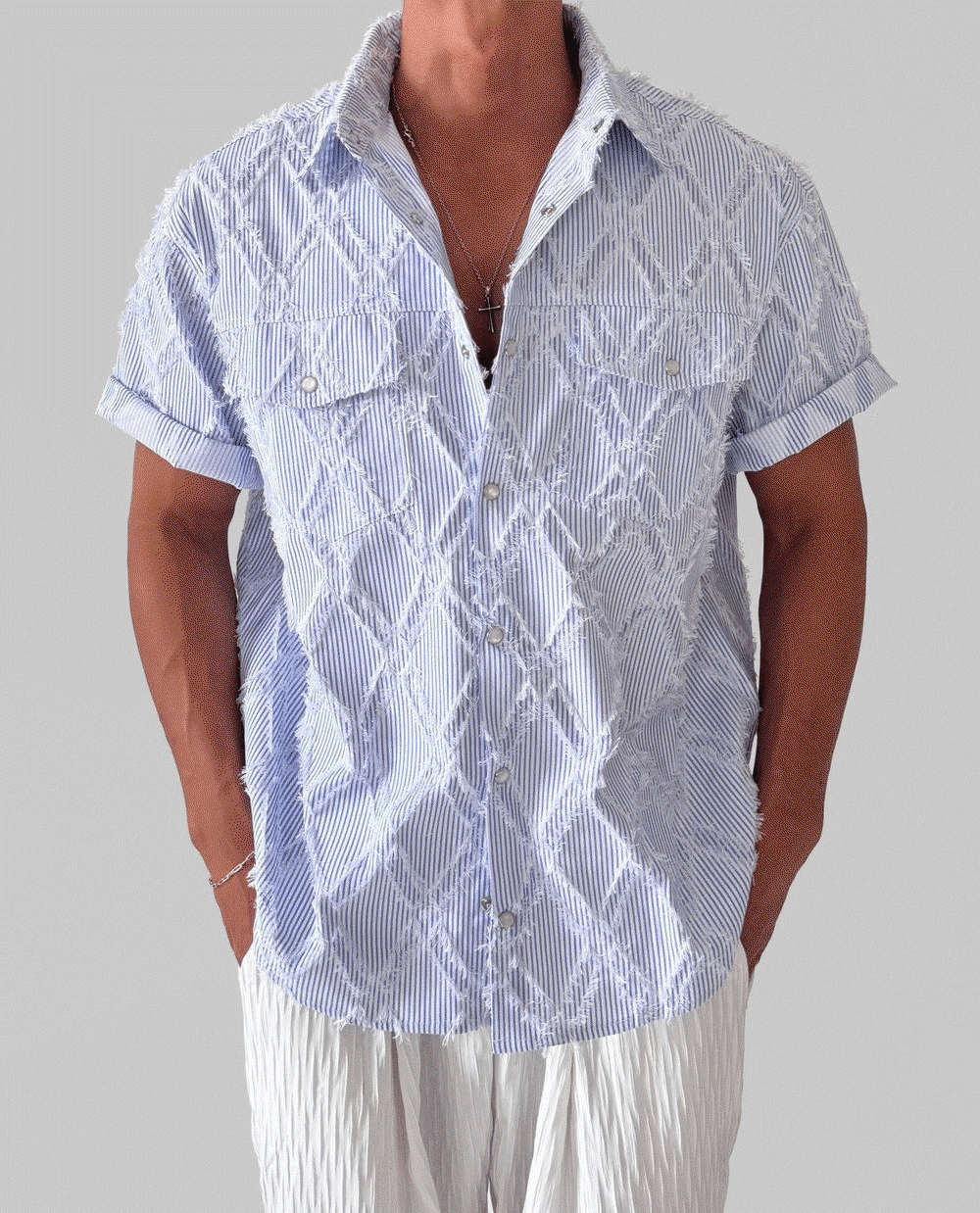 Lindsey Snap 短袖襯衫