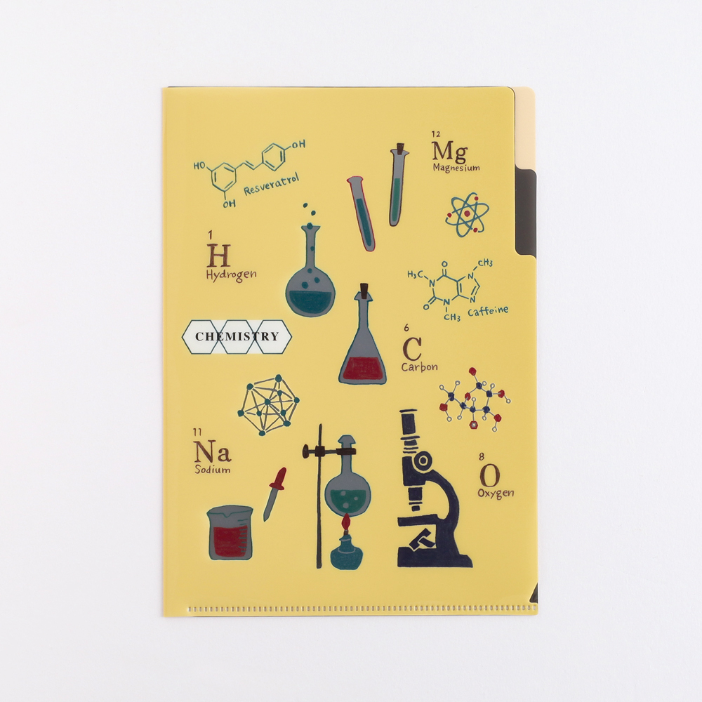 化學 A5 雙層資料夾｜日本STUDY HOLIC