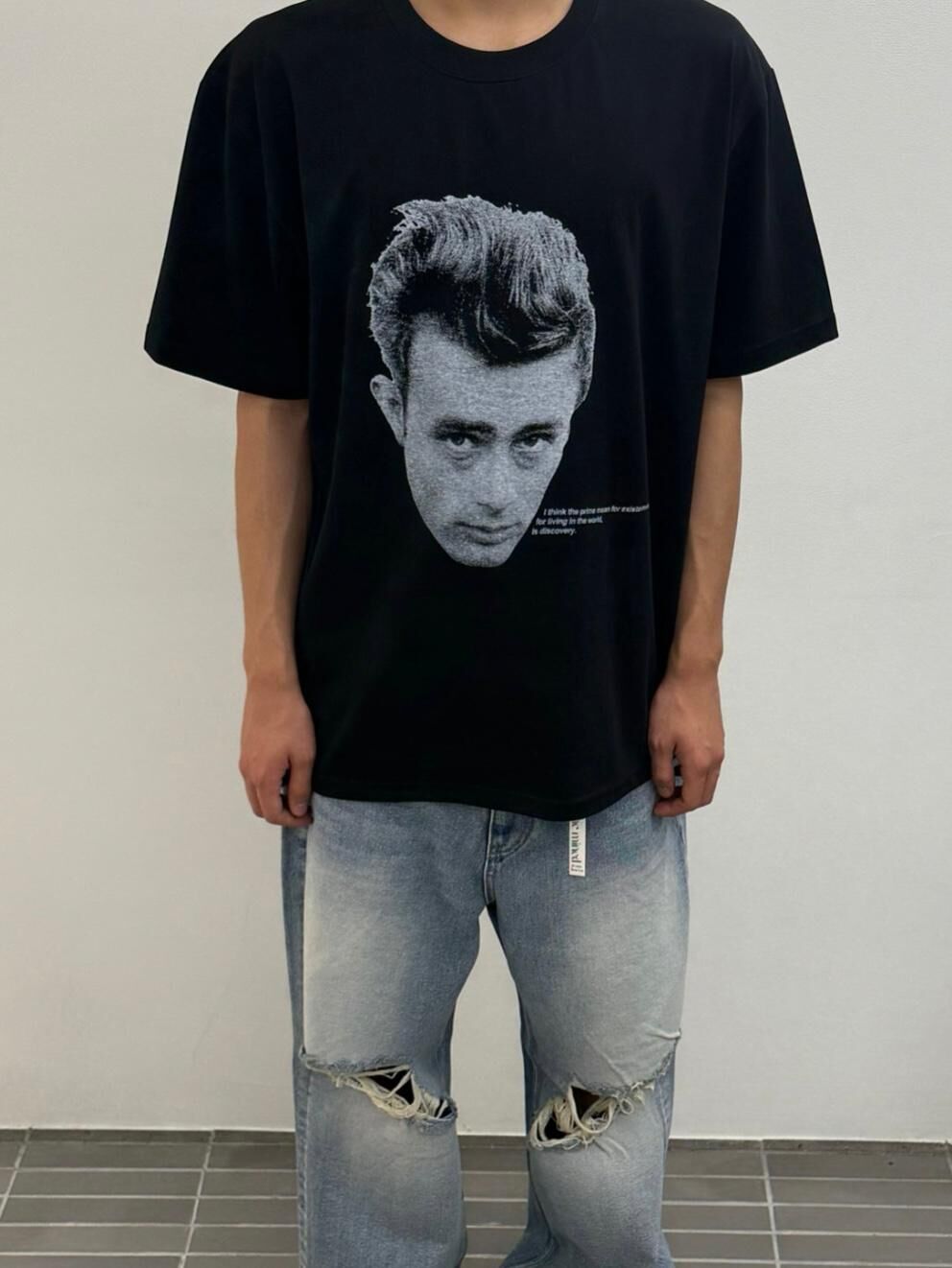 英文字圖案短袖Tee WELL DONE-156T