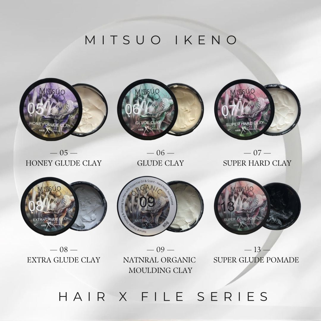 MITSUO IKENO HAIR X FILE SERIES 髮泥&髮蠟