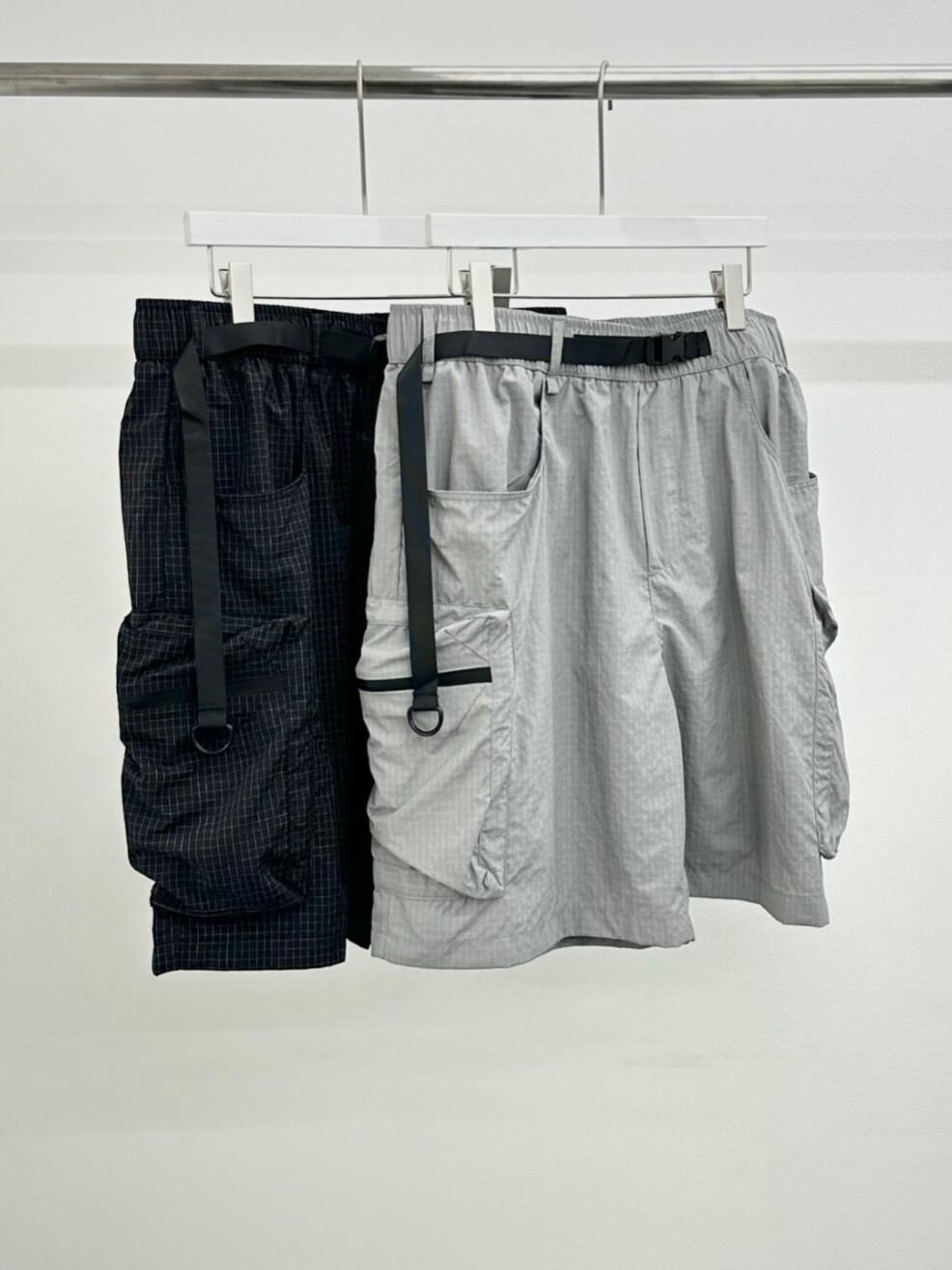 暗格仔工裝短褲 WELL DONE-166P