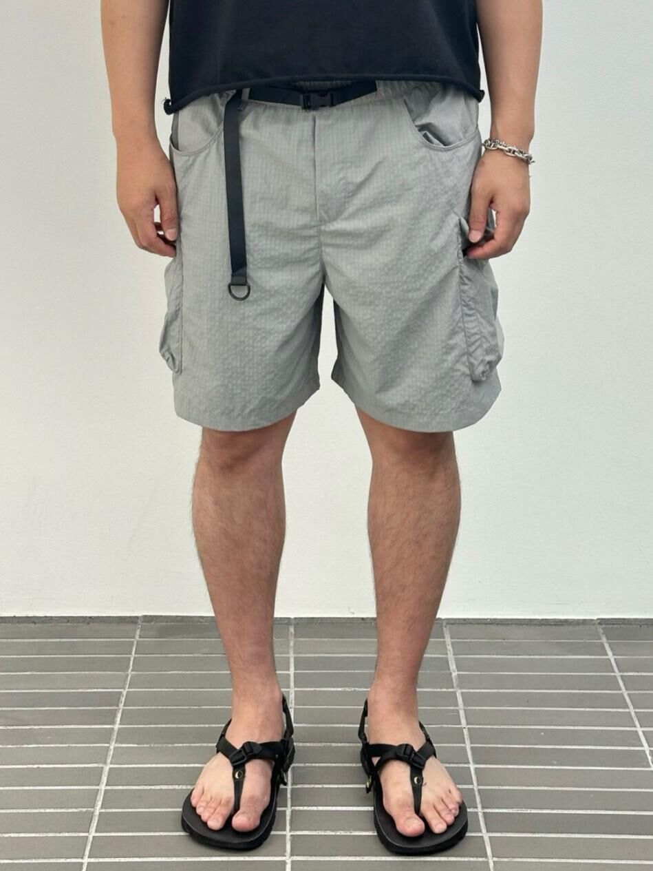 暗格仔工裝短褲 WELL DONE-166P