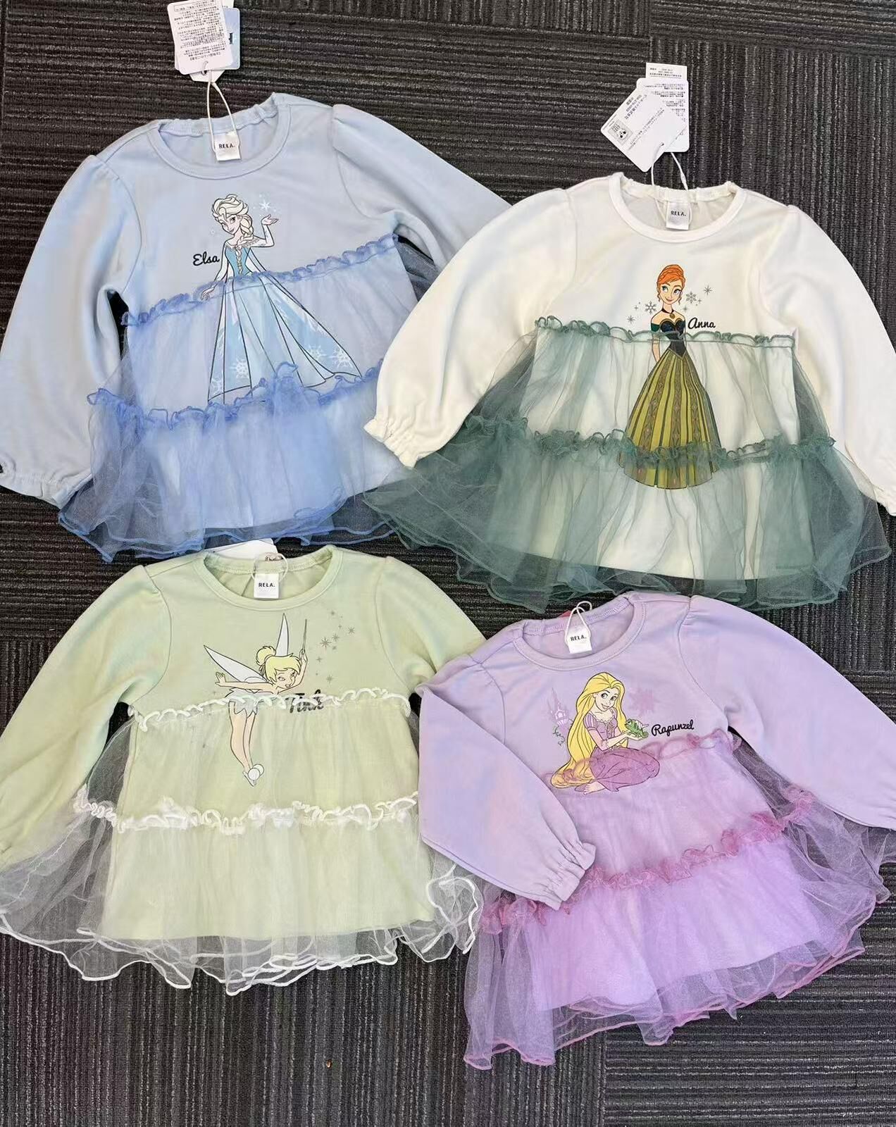 日單 Rela X Disney公主長袖衫