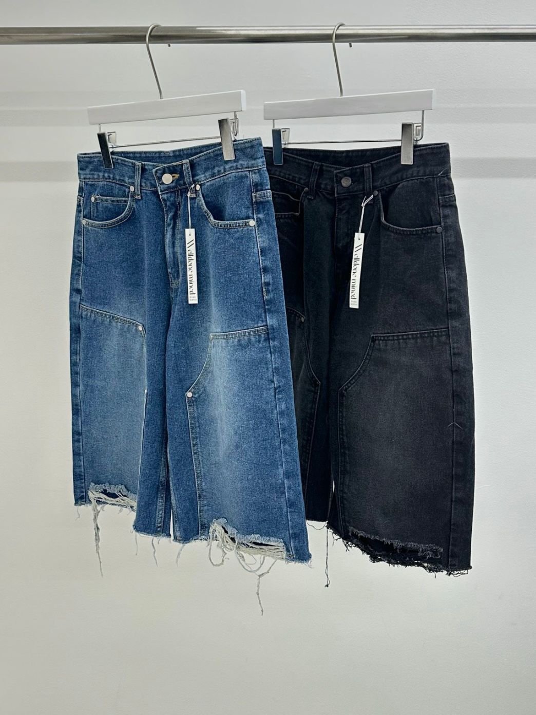 洗水牛仔短褲 WELL DONE-167P