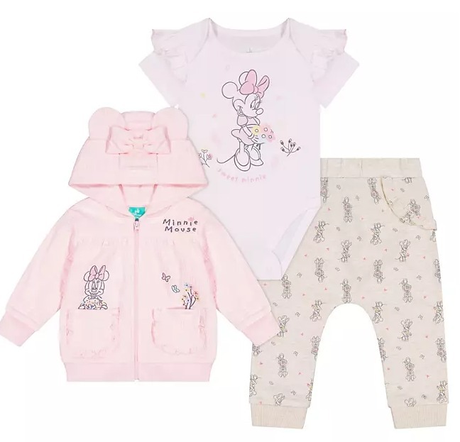 【預購】Character G072460 Minnie Mouse女幼童3件套裝