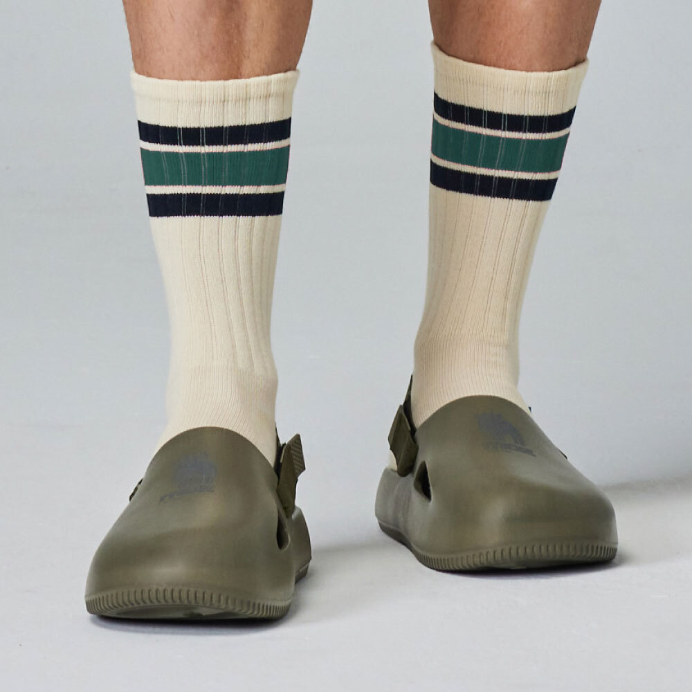 moz 巧巴達二代 舒適度升級 eva 2way 涼拖鞋(墨綠)