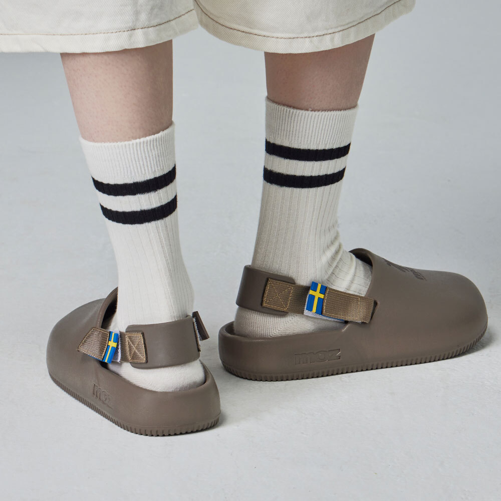 moz 巧巴達二代 舒適度升級 eva 2way 涼拖鞋(奶咖)