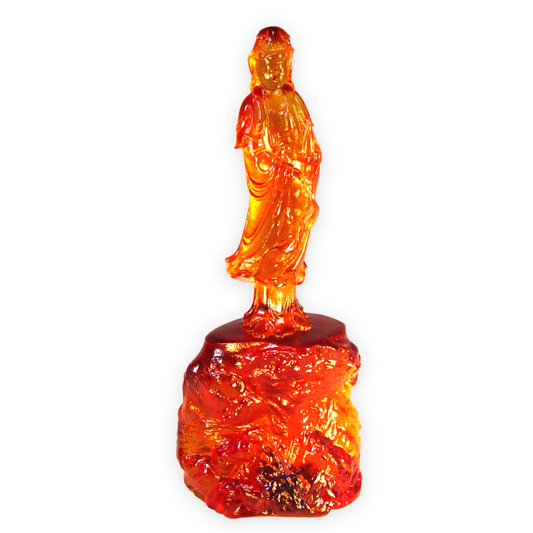 居家開運琉璃擺飾｜南摩觀世音菩薩 慈悲守護 招福平安首選