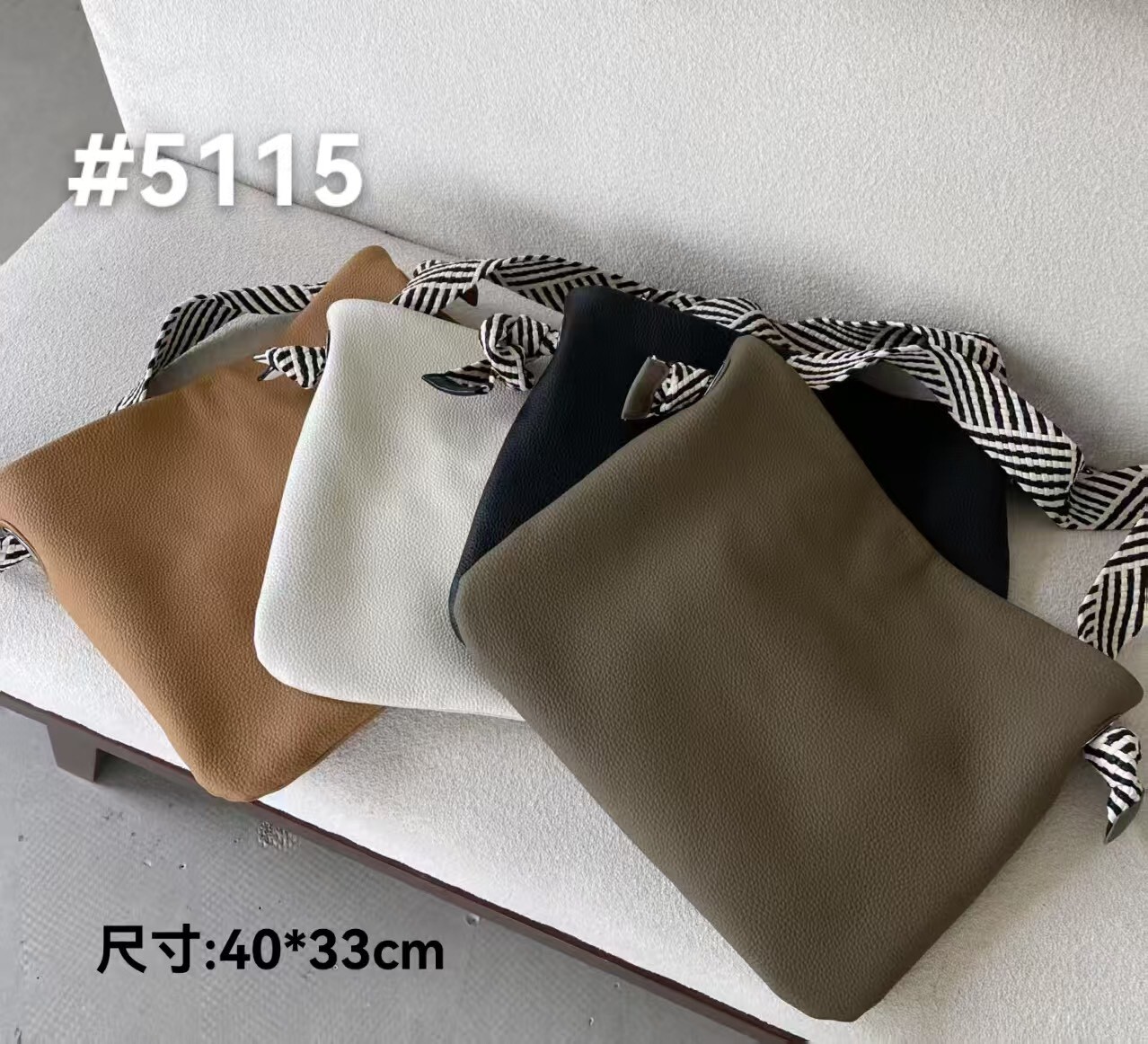 【5115-傭懶百搭蠟繩編織肩背包】