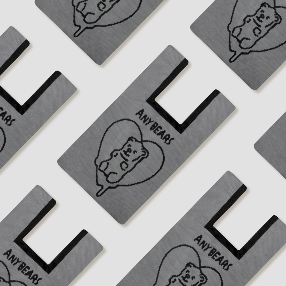 ANYBEARS® OG Care Bear Knitted Tote Bag OG愛心小熊手提袋