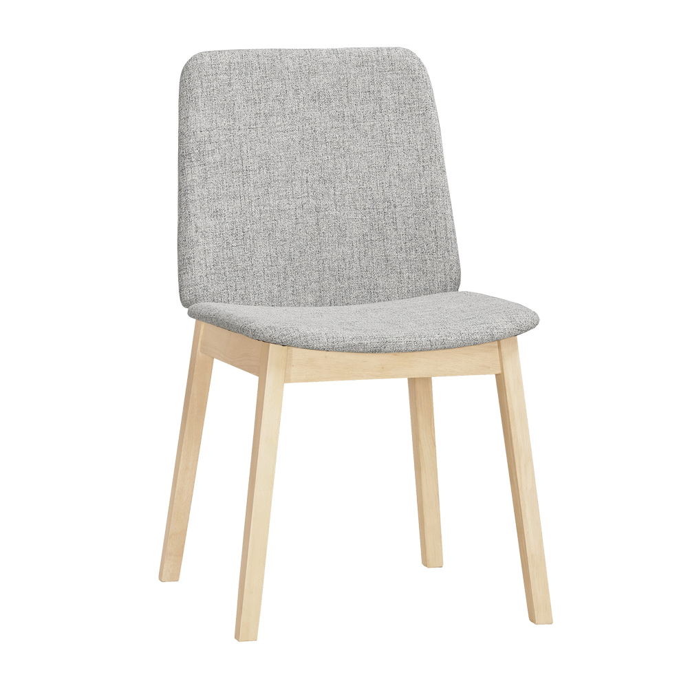 奈瑪布面/皮革實木餐椅/北歐風休閒椅(兩色可選)